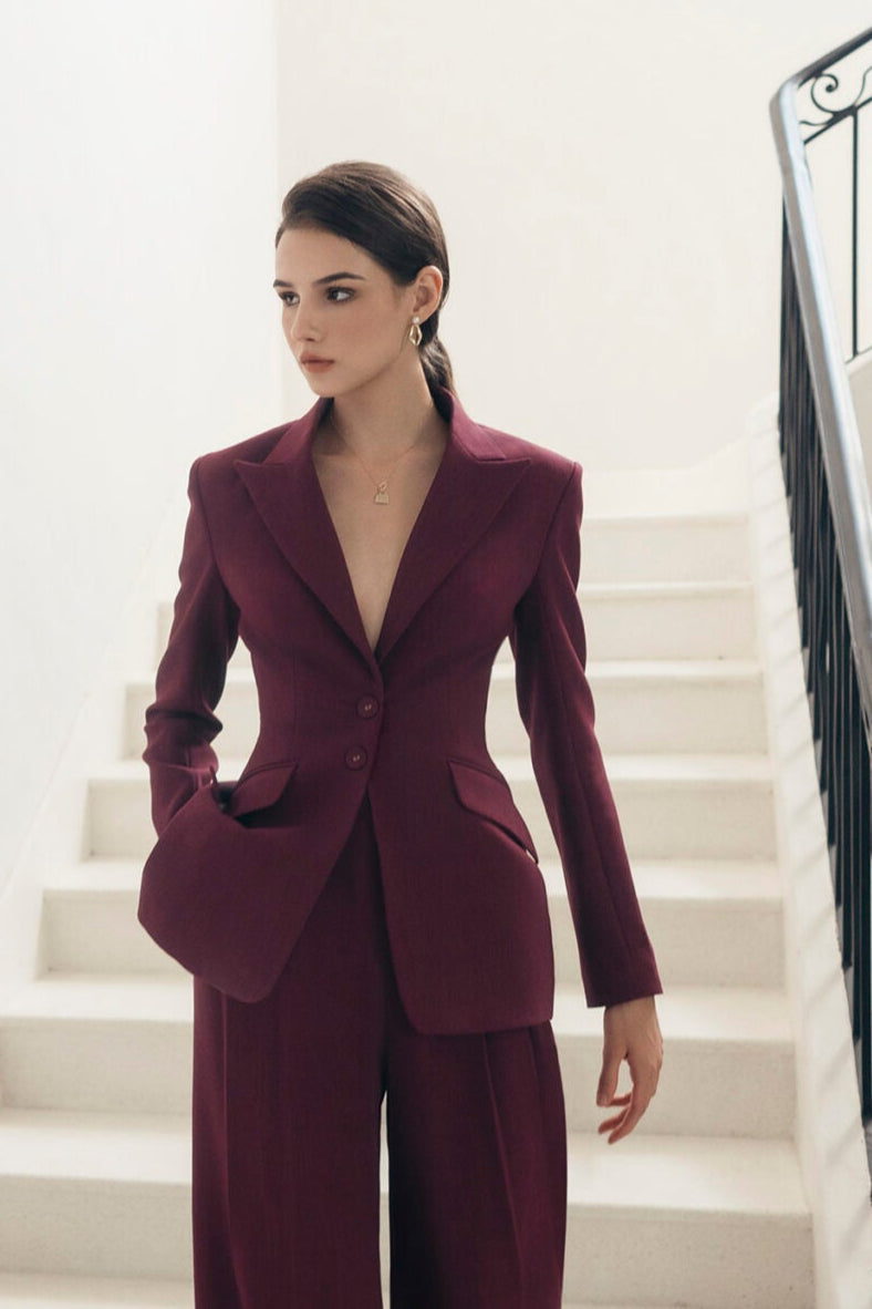 Plum Classic Blazer