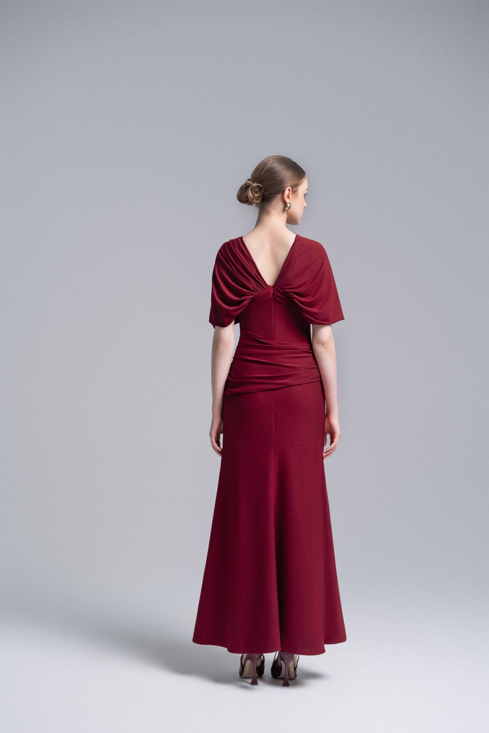 Twisted Bodice Metal Ring Dress