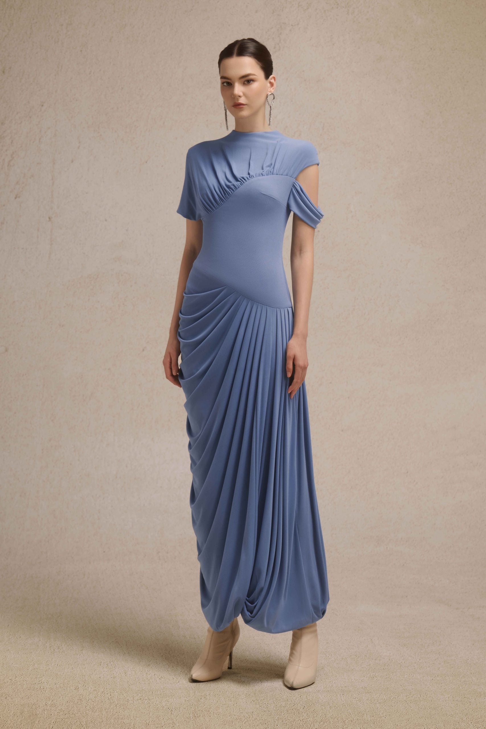 Eris Corset Dress in Blue