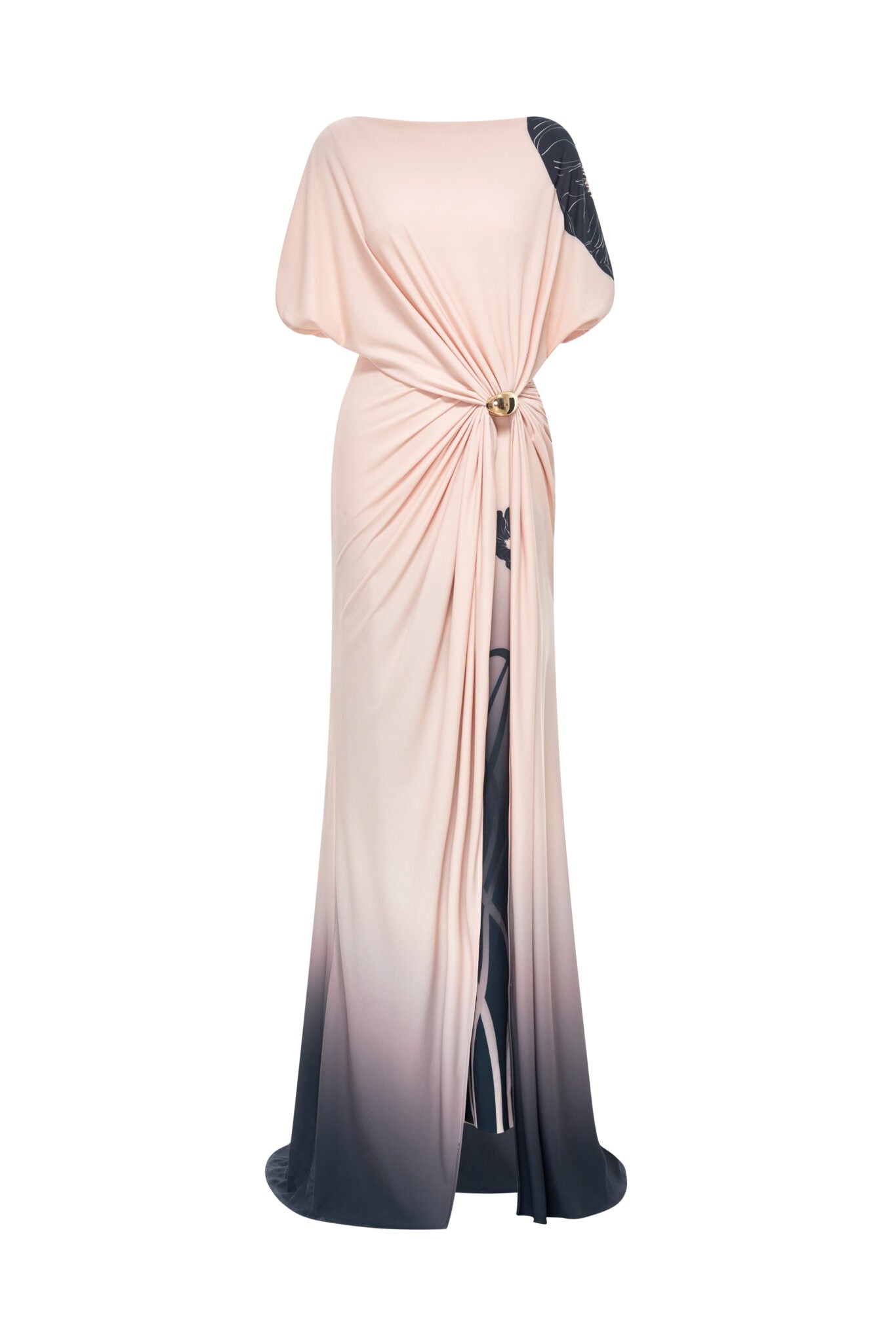 Desert Dusk Ombre Dress in Merlot