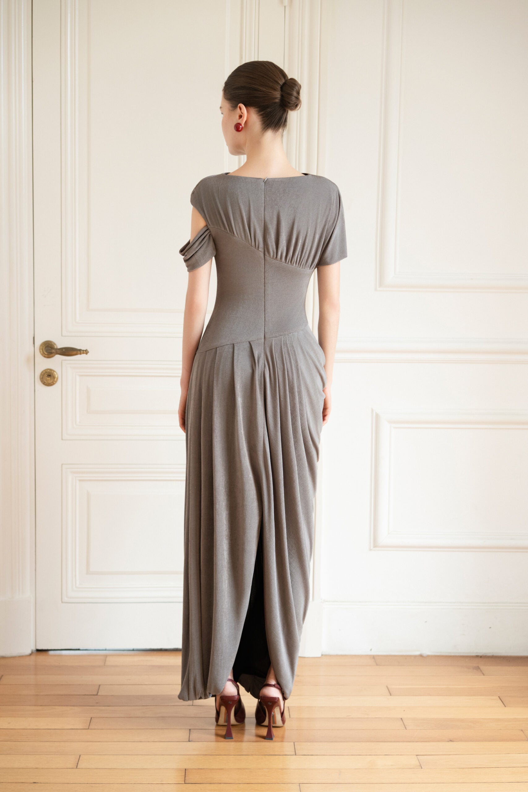 Eris Corset Dress in Ash