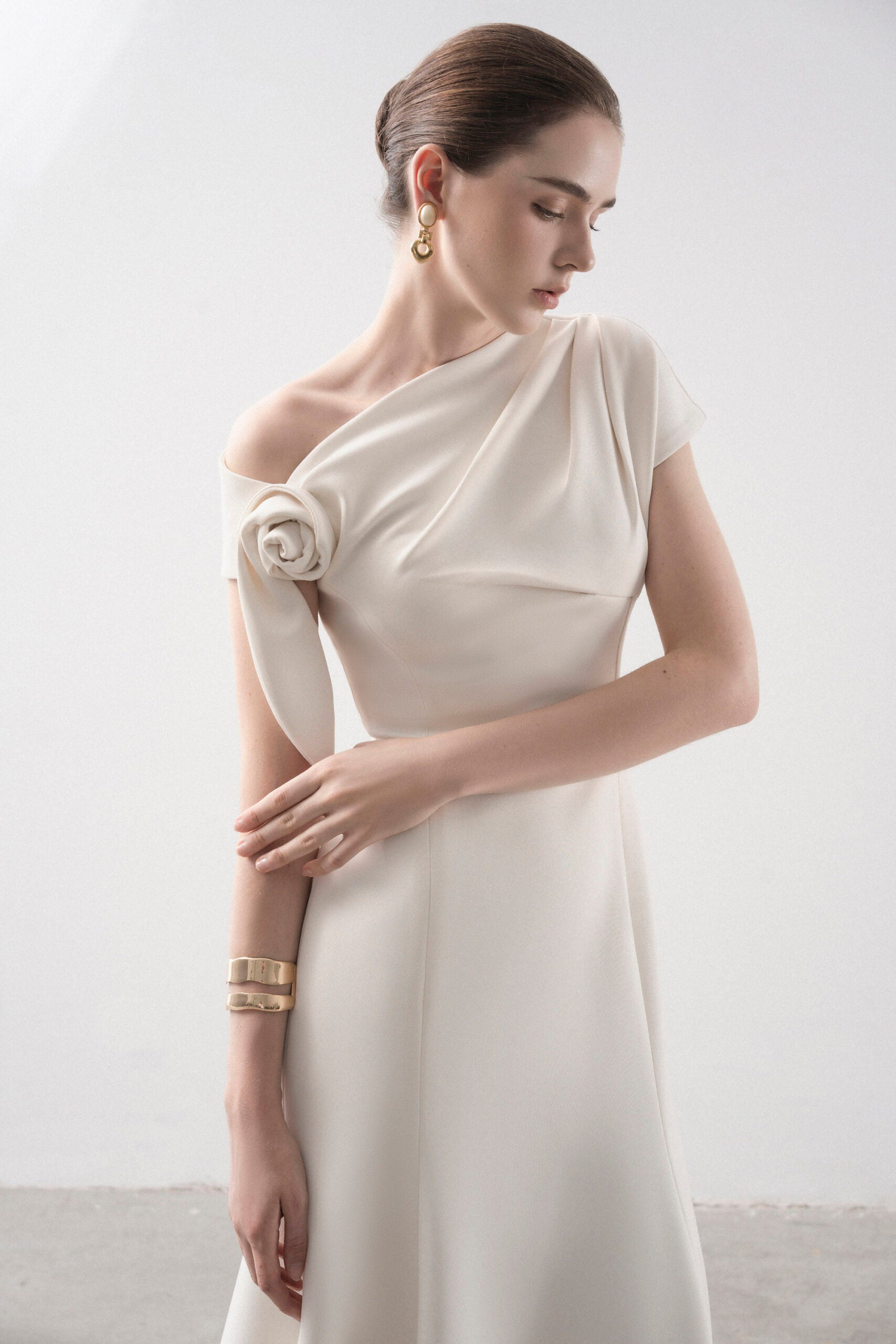 Alision Fishtail Midi Dress