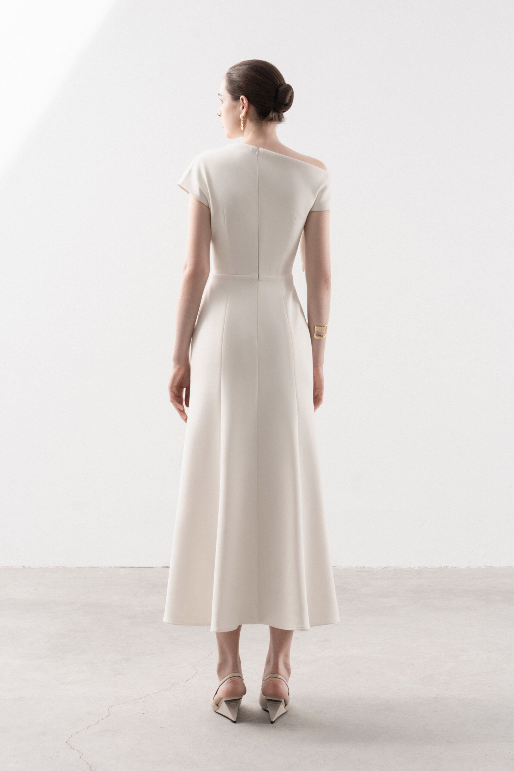 Alision Fishtail Midi Dress