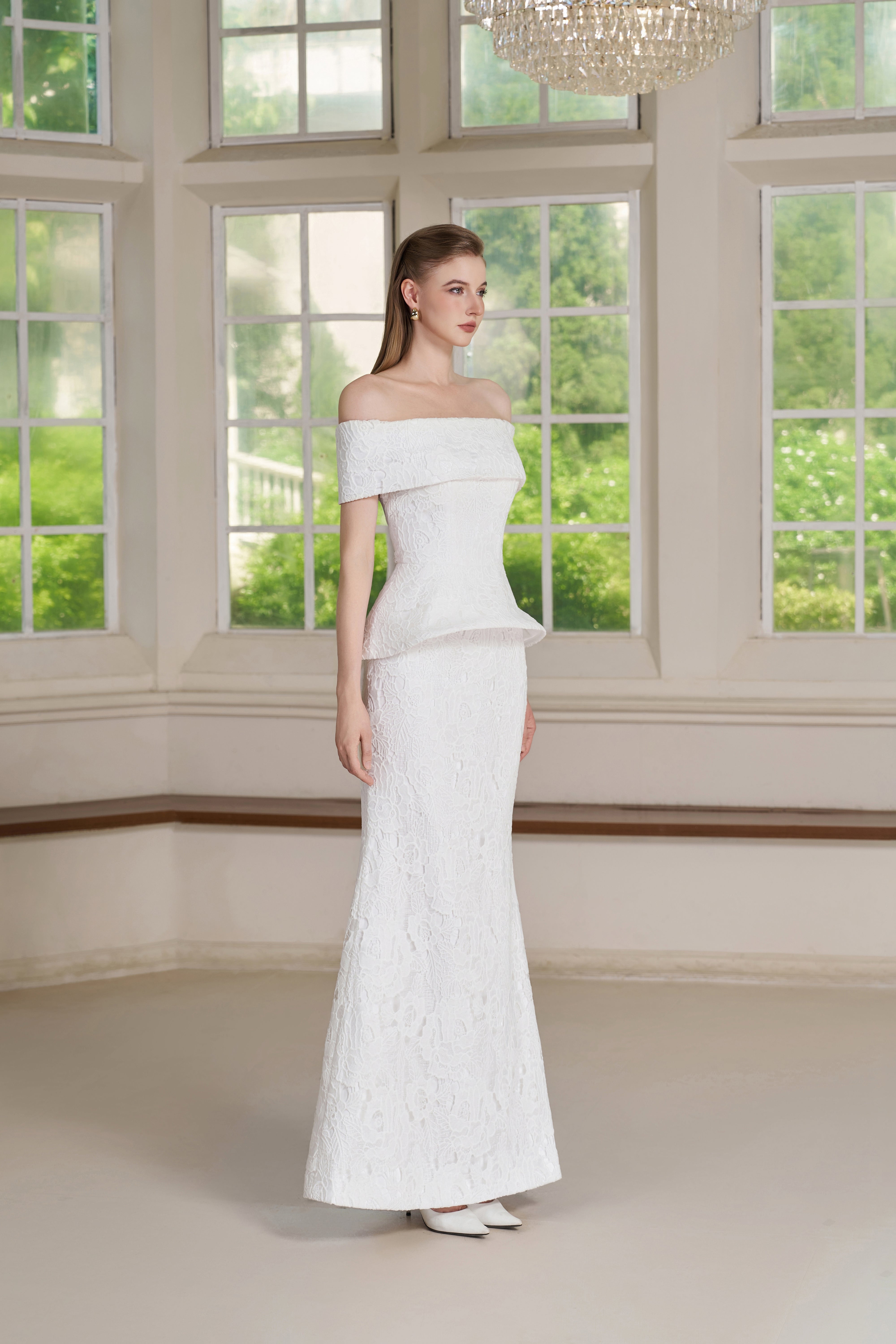 Ami Dress – Off White Maxi Dress