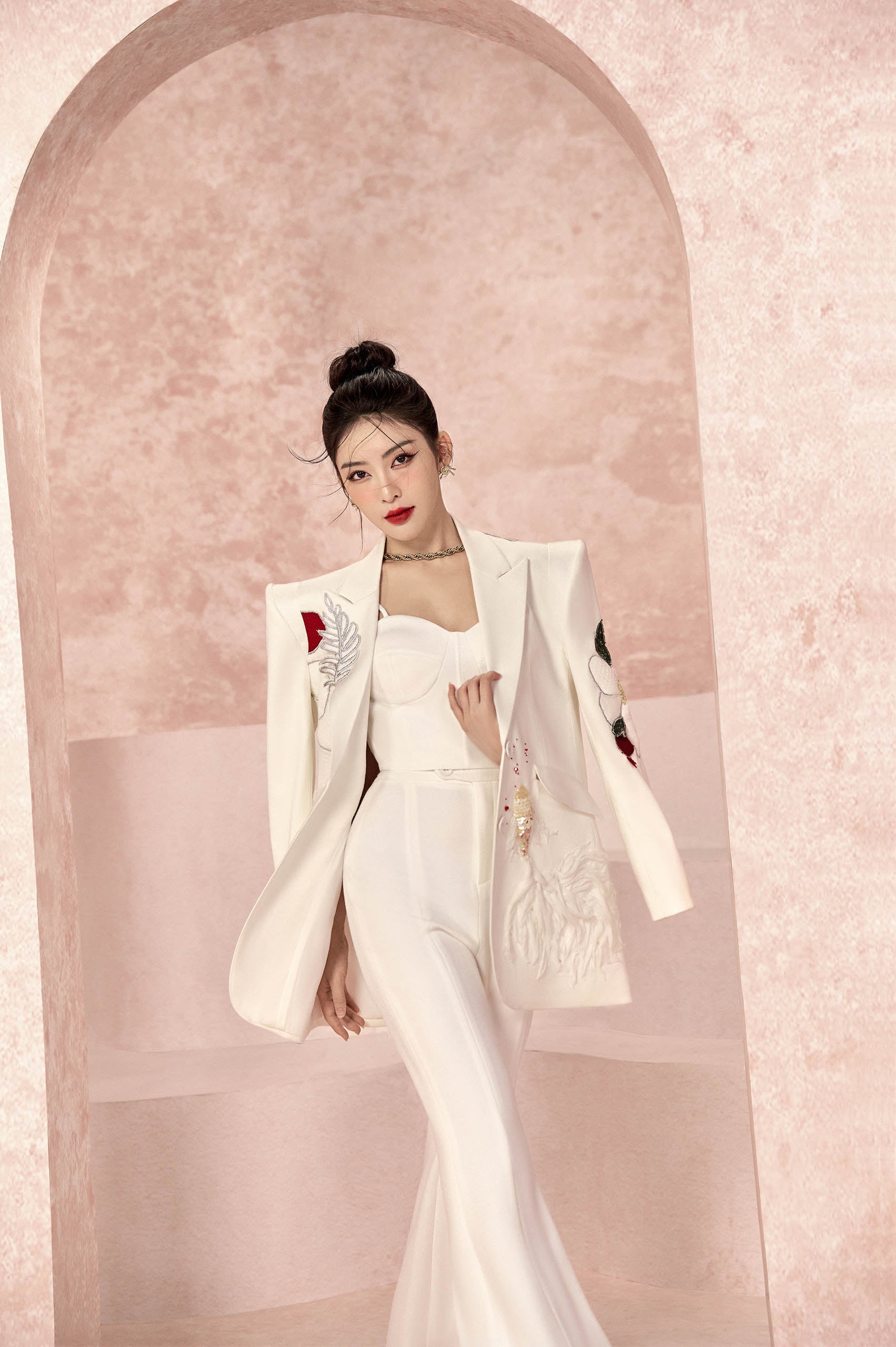 Aromatic Floral 3D Blazer