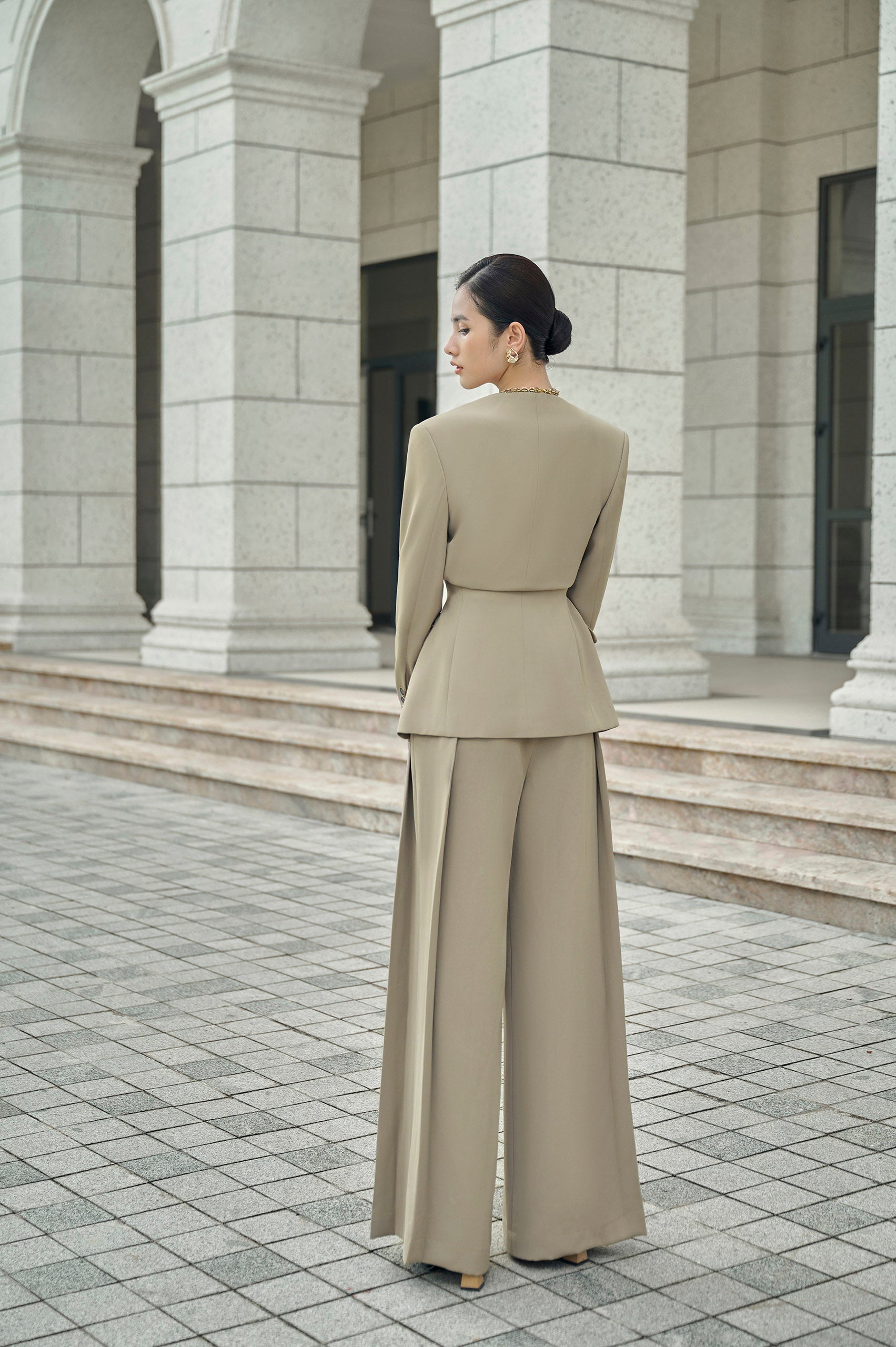 Aurora Corset Blazer Luna Wide Leg Pants