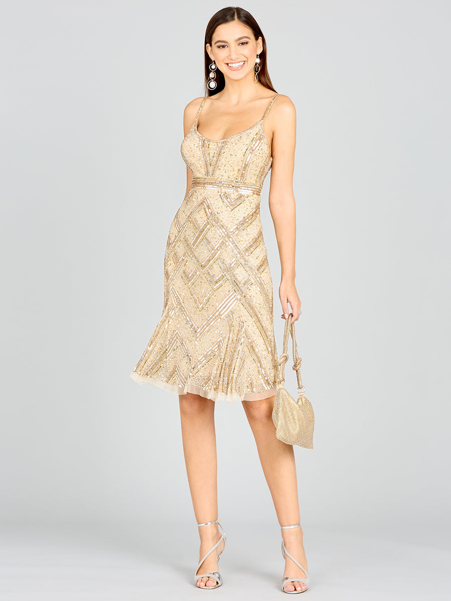 Beaded Midi Dress 29218
