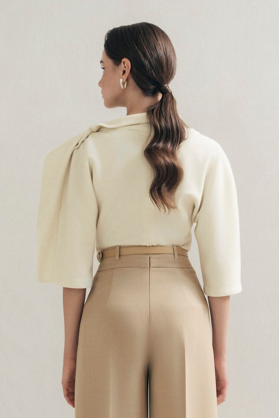 Beige Ease Blouse