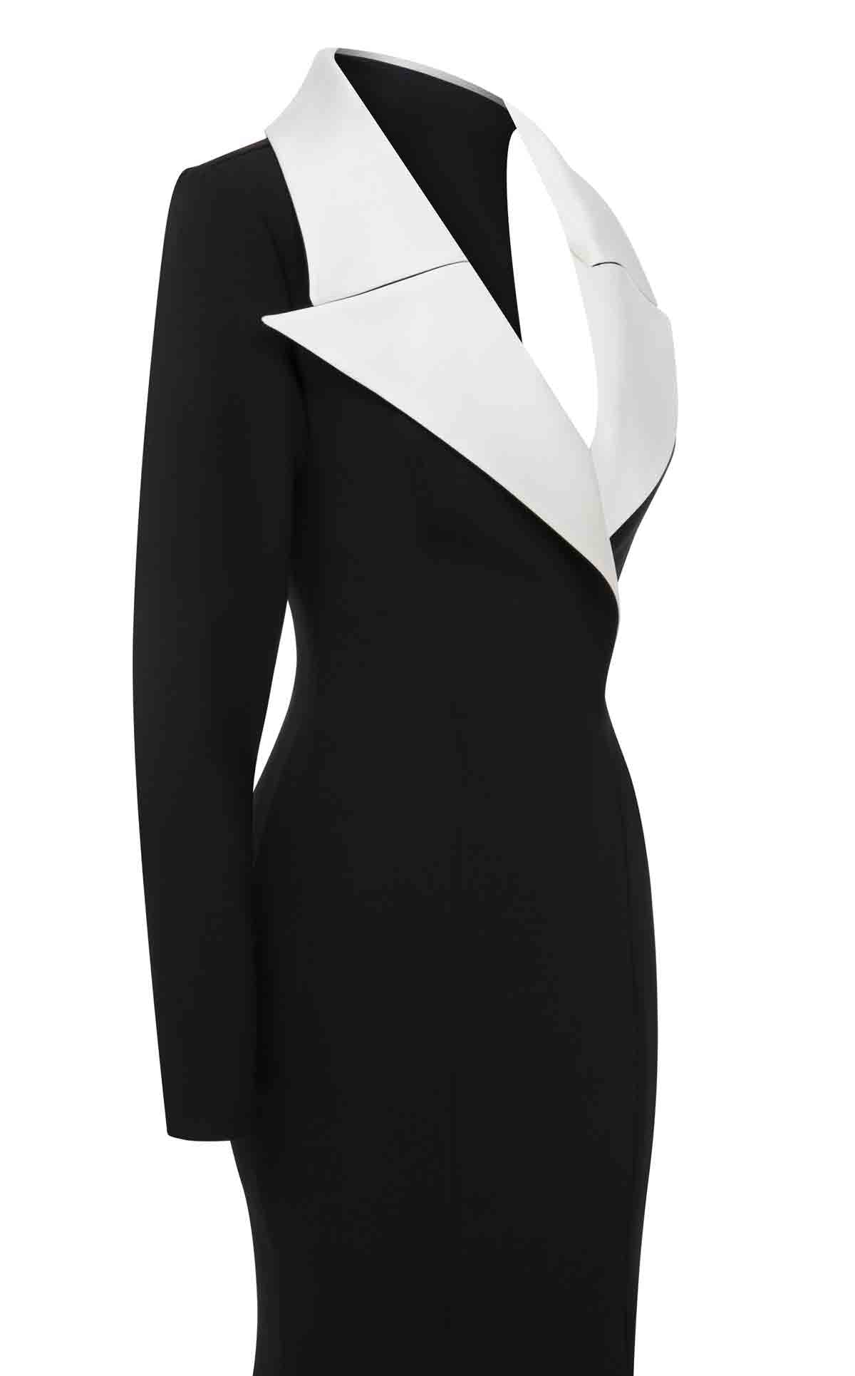 Black Long Evening Dress N0638