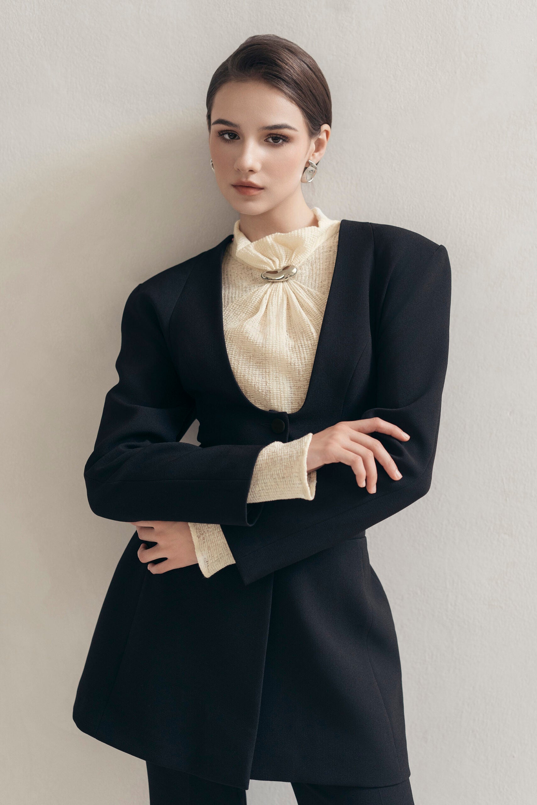 Black U Blazer