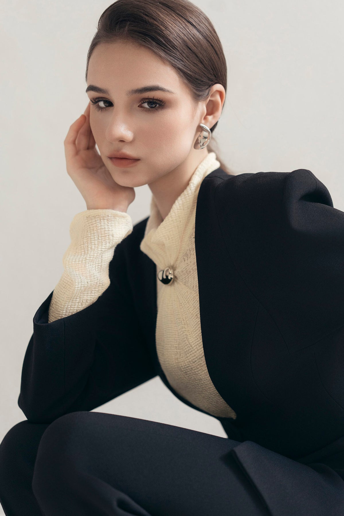 Black U Blazer
