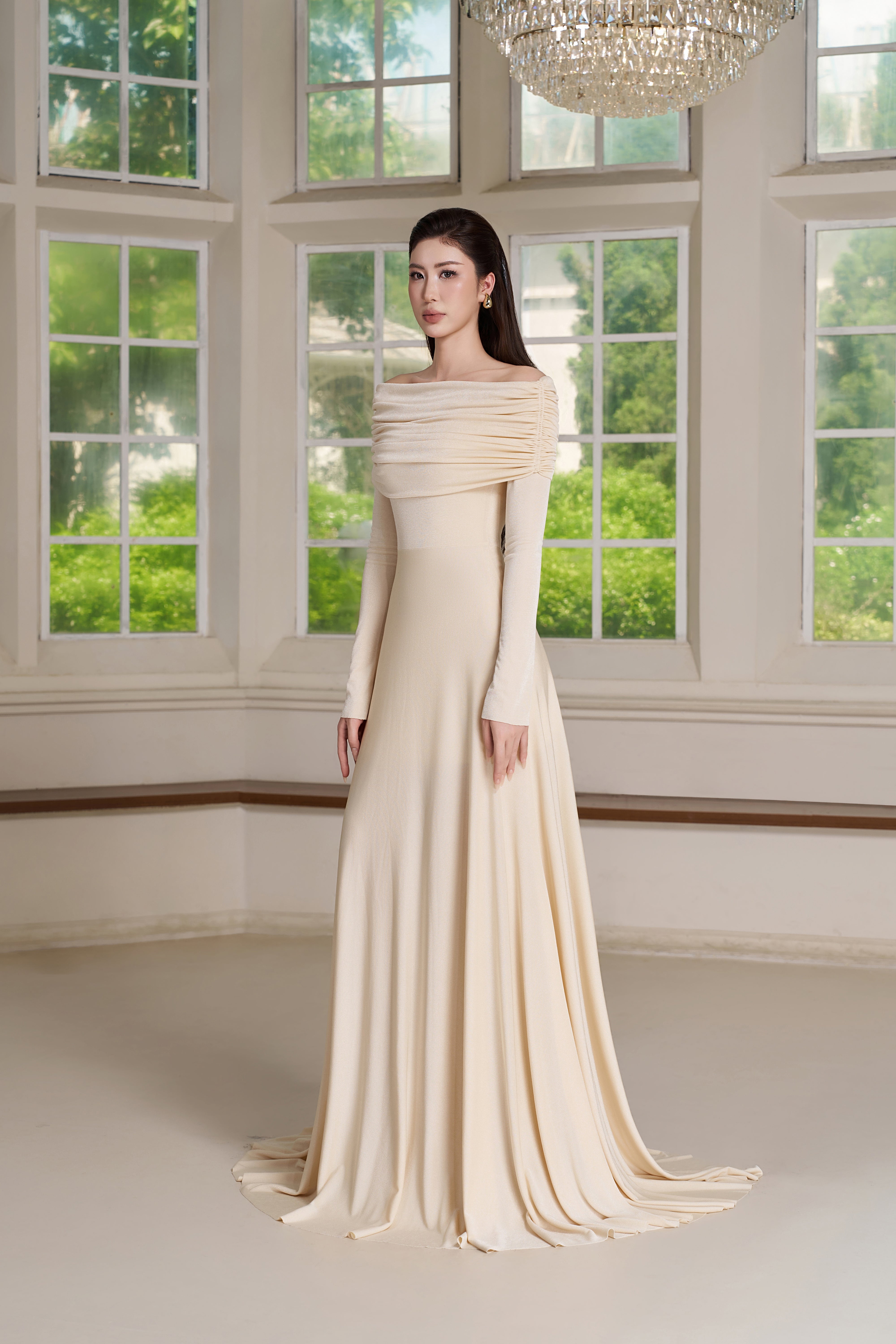 Rae Dress – Ivory Cream Maxi Dress