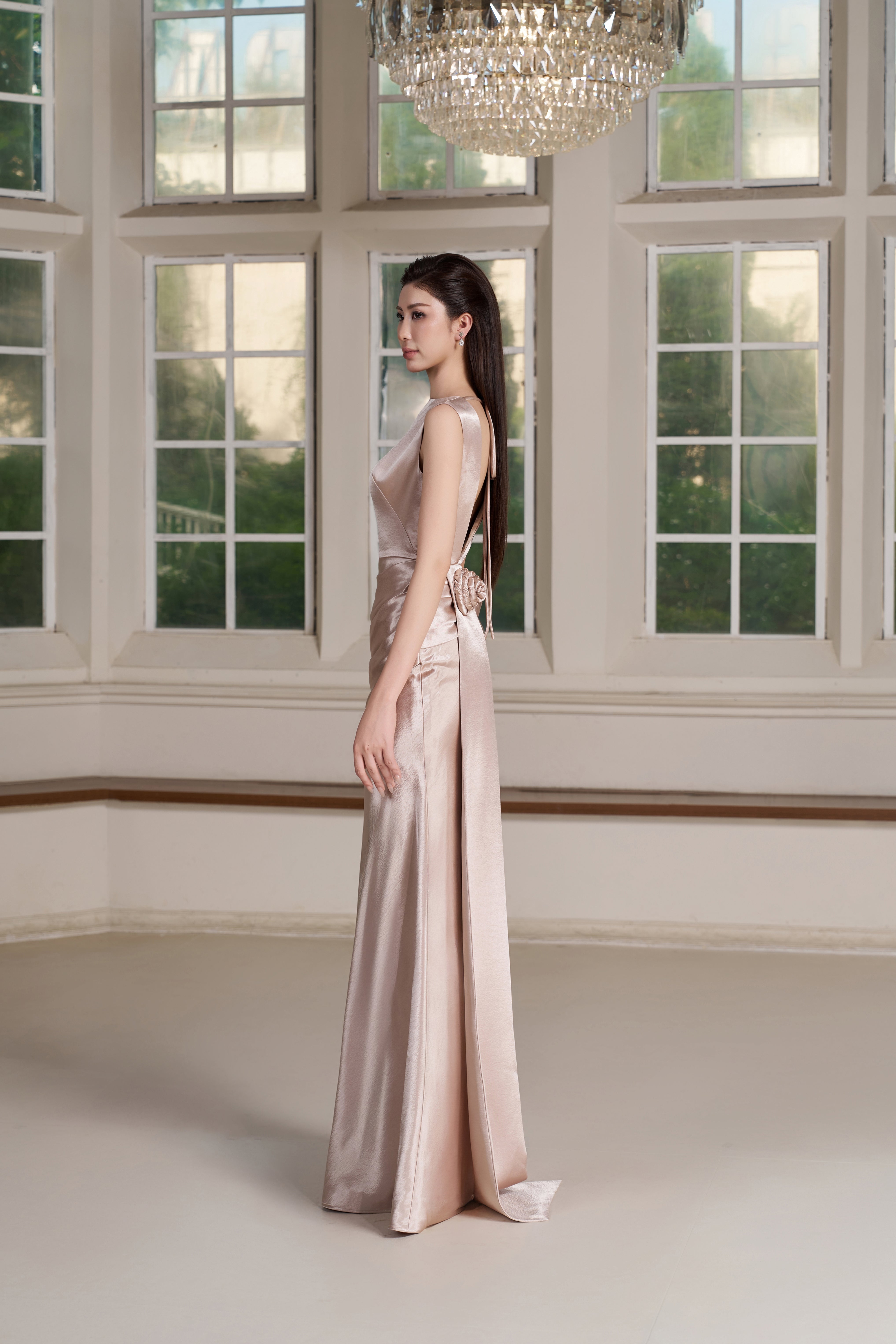 Lux Dress – Pure Cashmere Maxi Dress