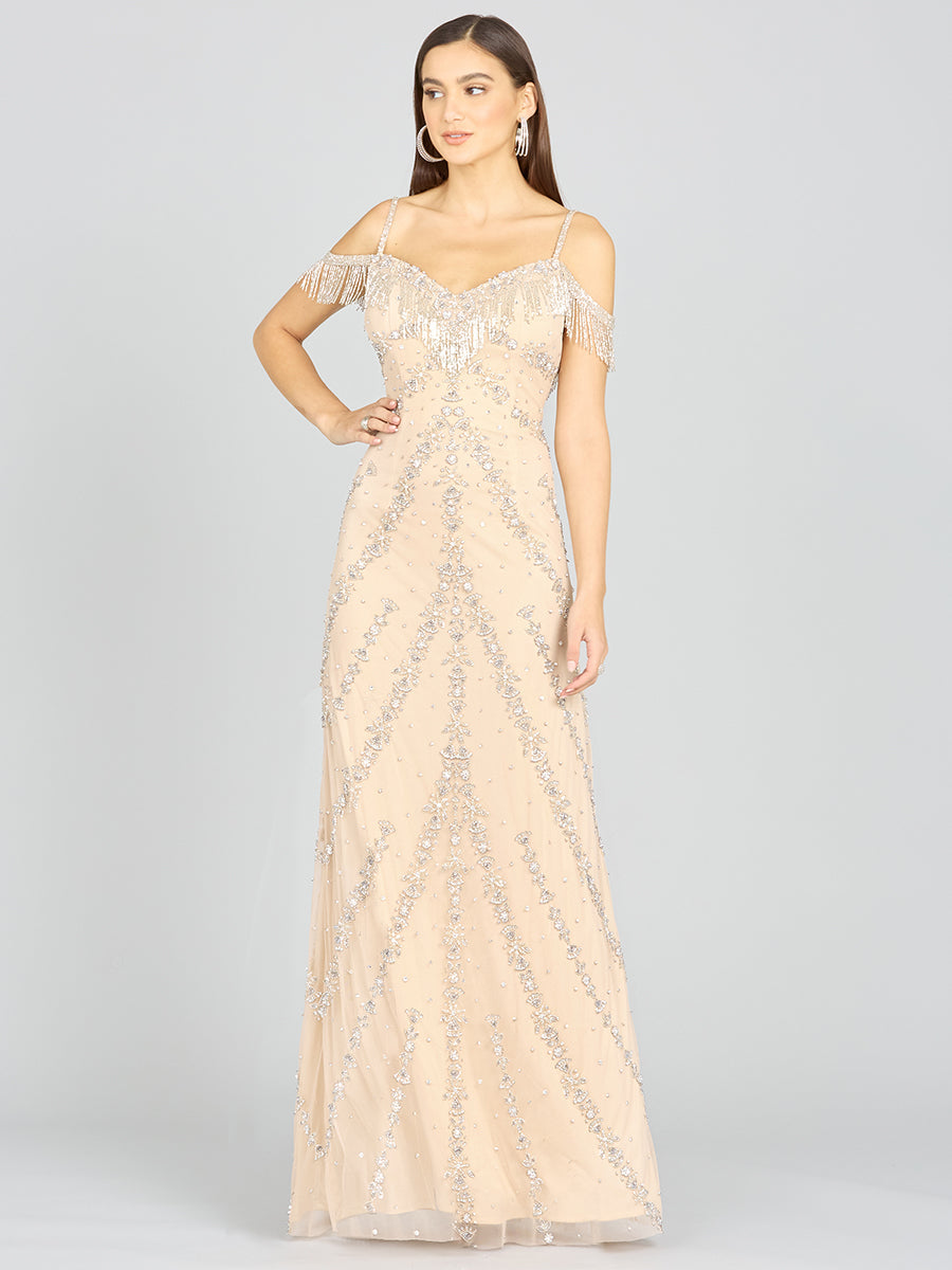 Candy Beaded Gown 9980