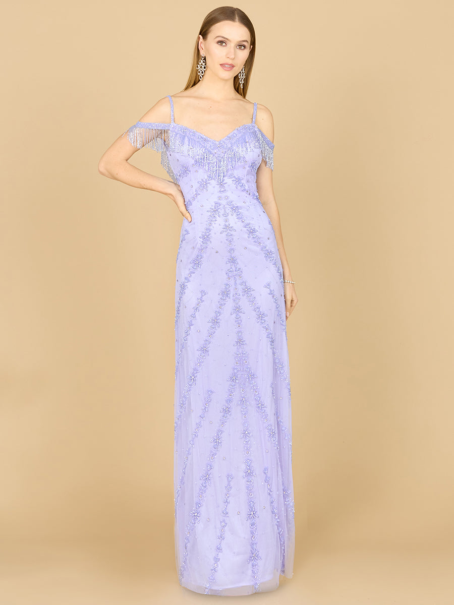 Candy Beaded Gown 9980