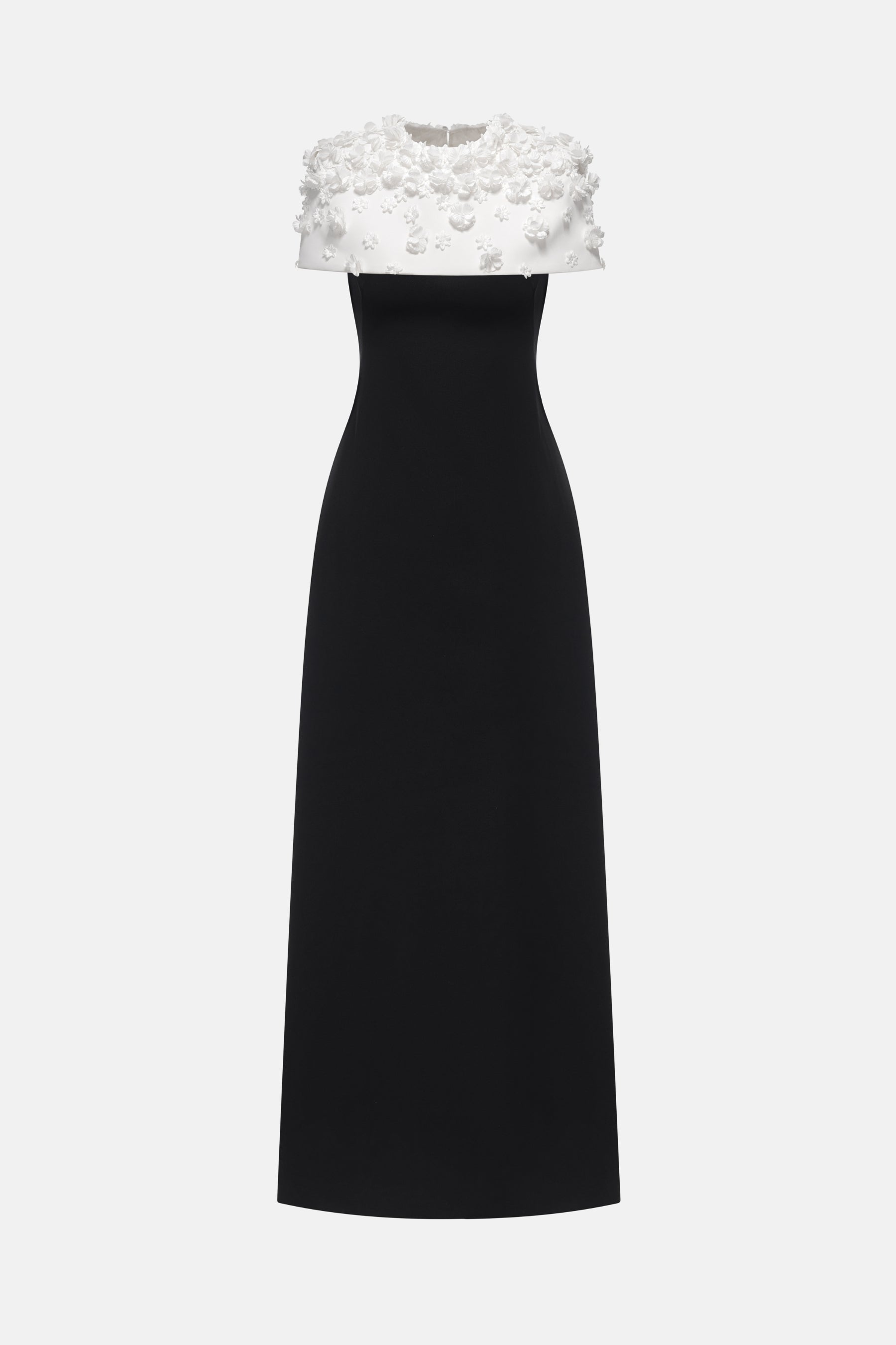 Cici Appliqué Structured Midi Dress