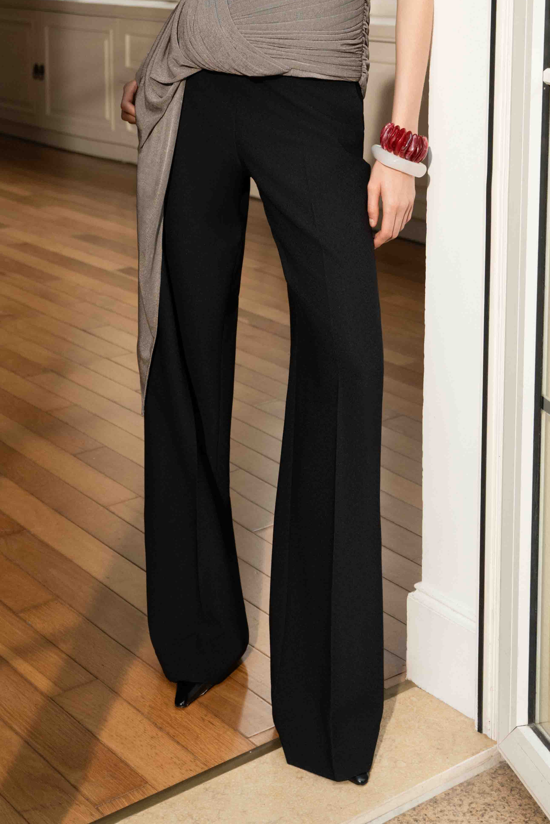 straight leg dress pants women Classic Straight-Leg Trousers Abella Danger Ayo | Our work pant is ruth secret Size:M / US 4