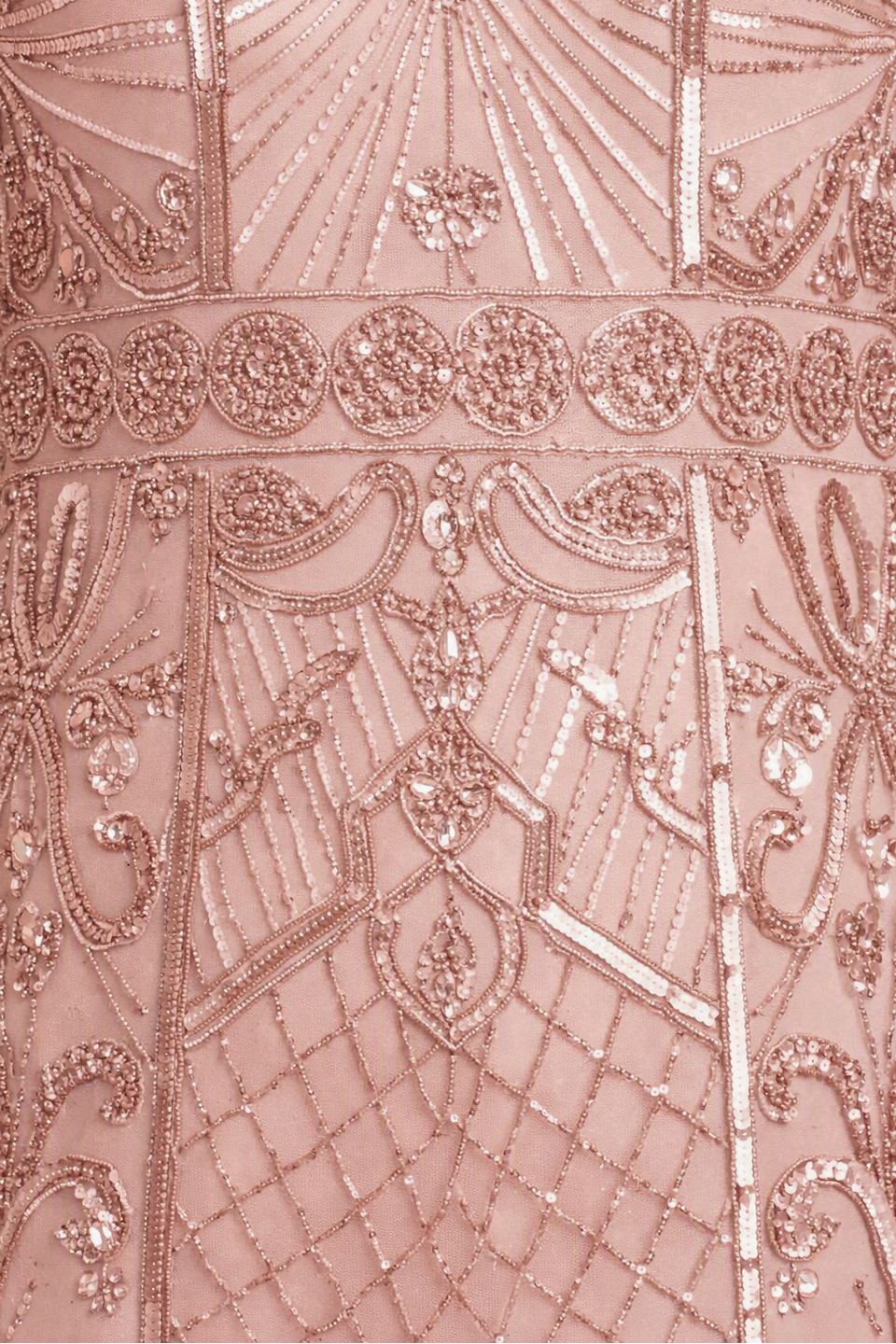 Embellished Gown with Cape Sleeves | 28845