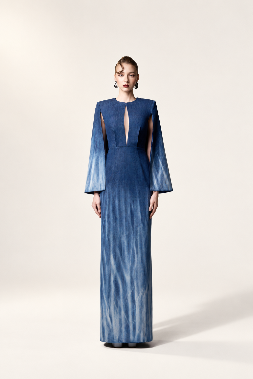 Ombré Cape Dress