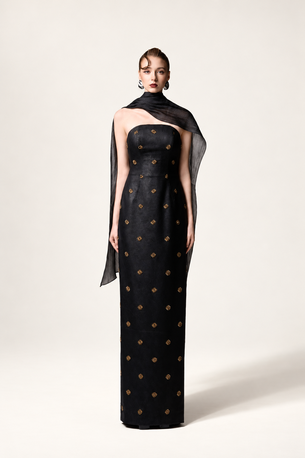 Rococo Leather Dress