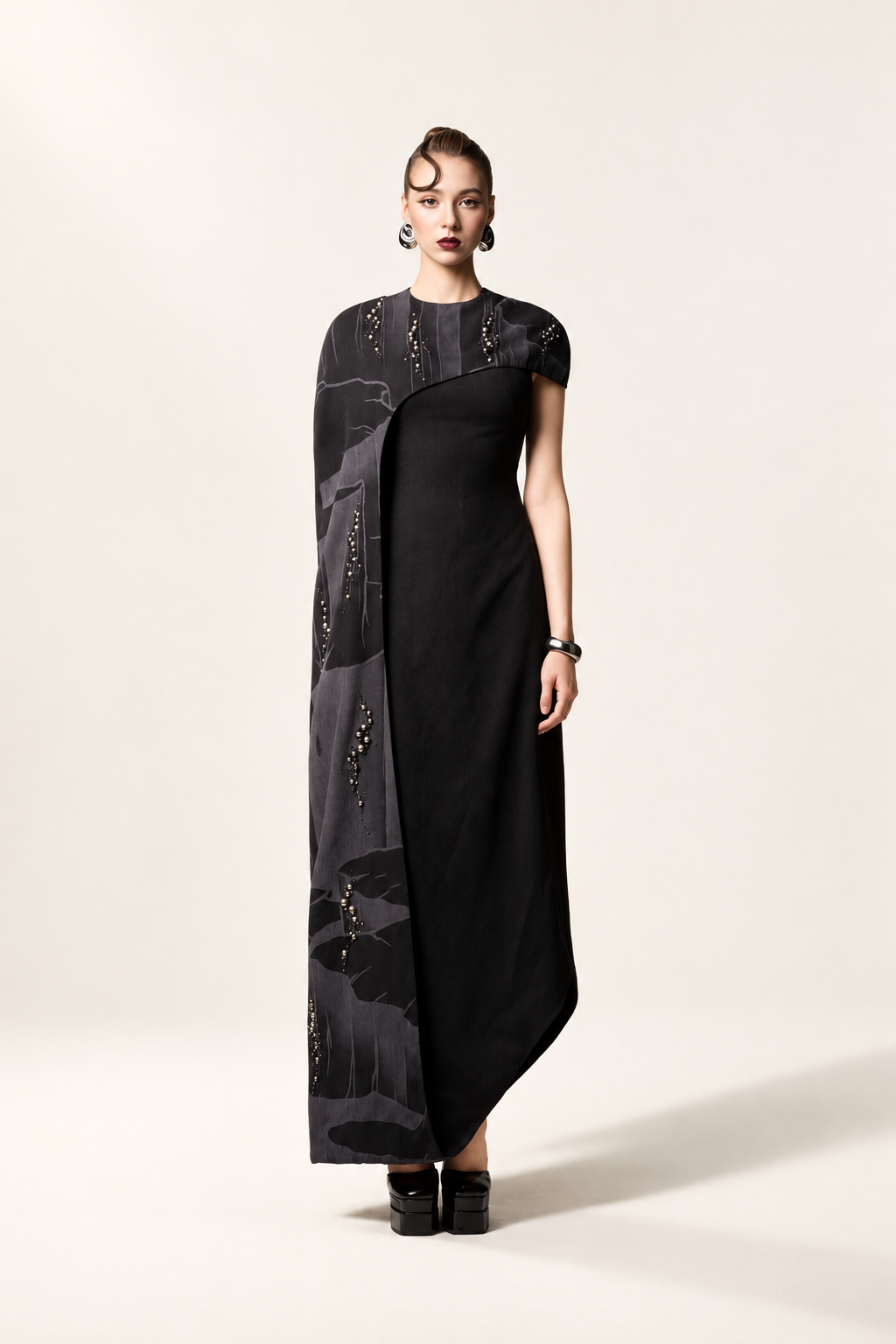 Laser Cape Dress