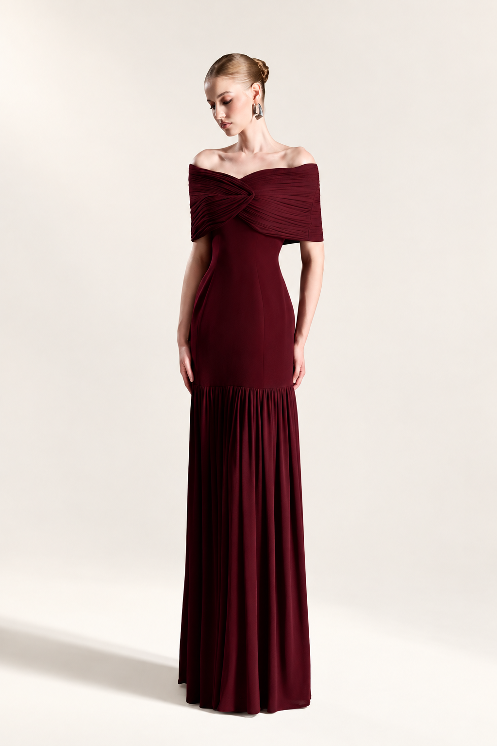 Pleated Flare Dress
