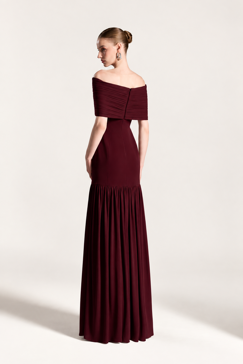 Pleated Flare Dress