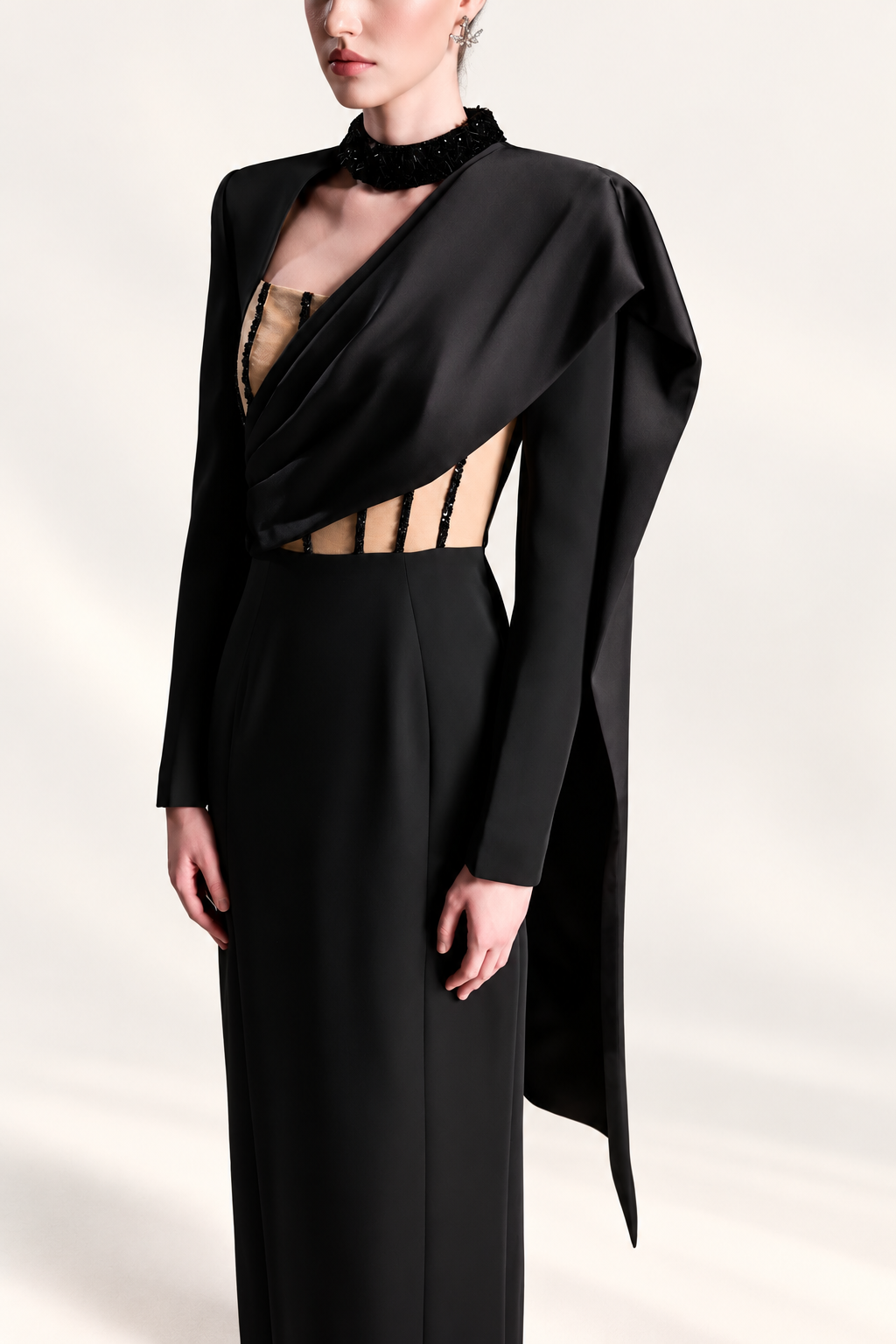 Corset Satin Drape