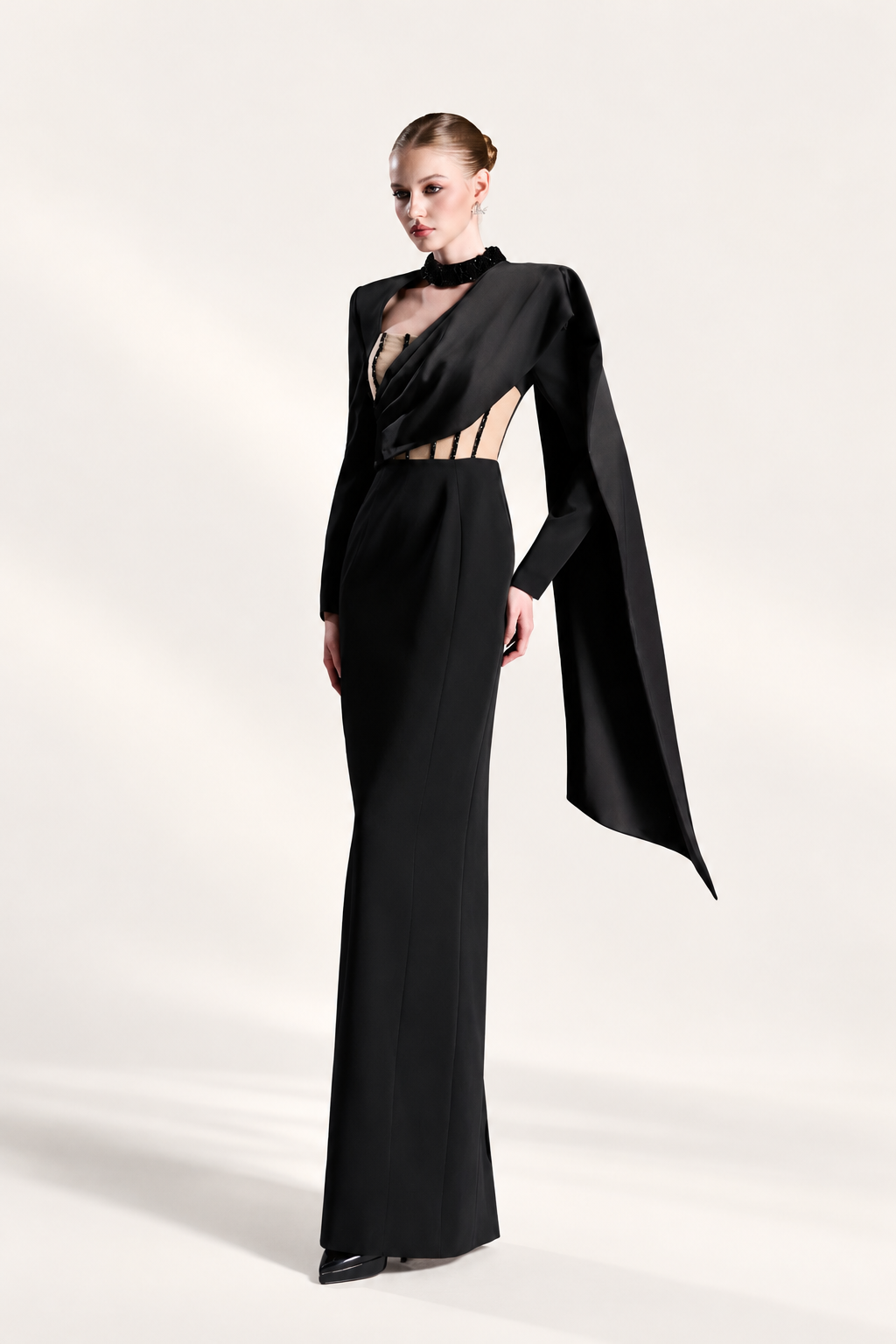 Corset Satin Drape