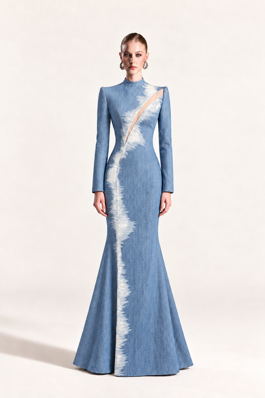 Slash Bleached Mermaid Dress