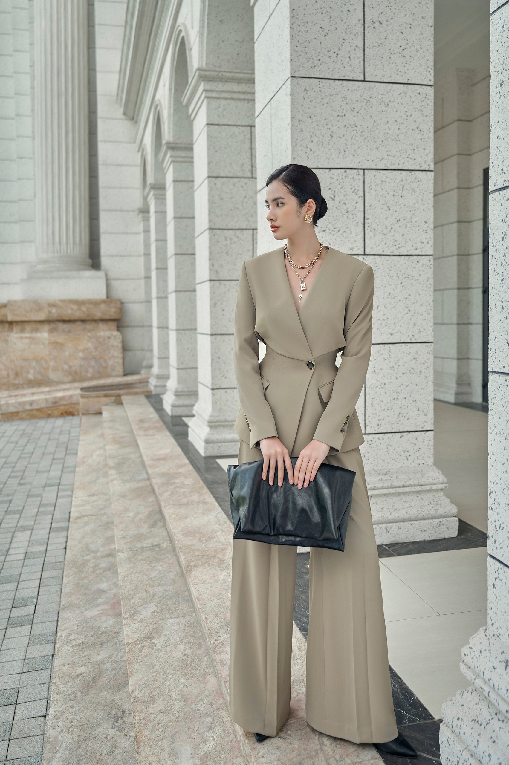 Aurora Corset Blazer Luna Wide Leg Pants