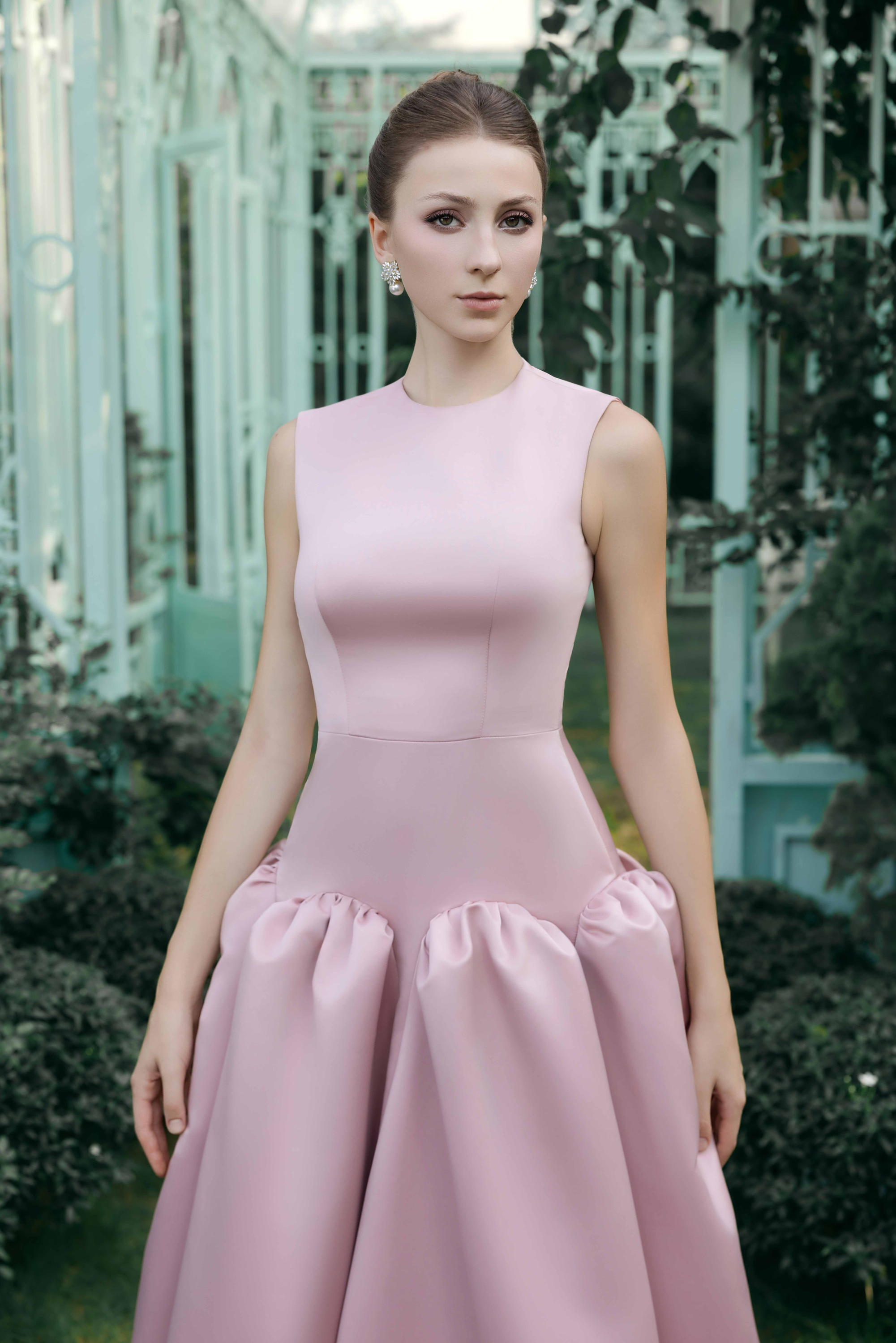 Seline Dress – Pink Tint Maxi Dress