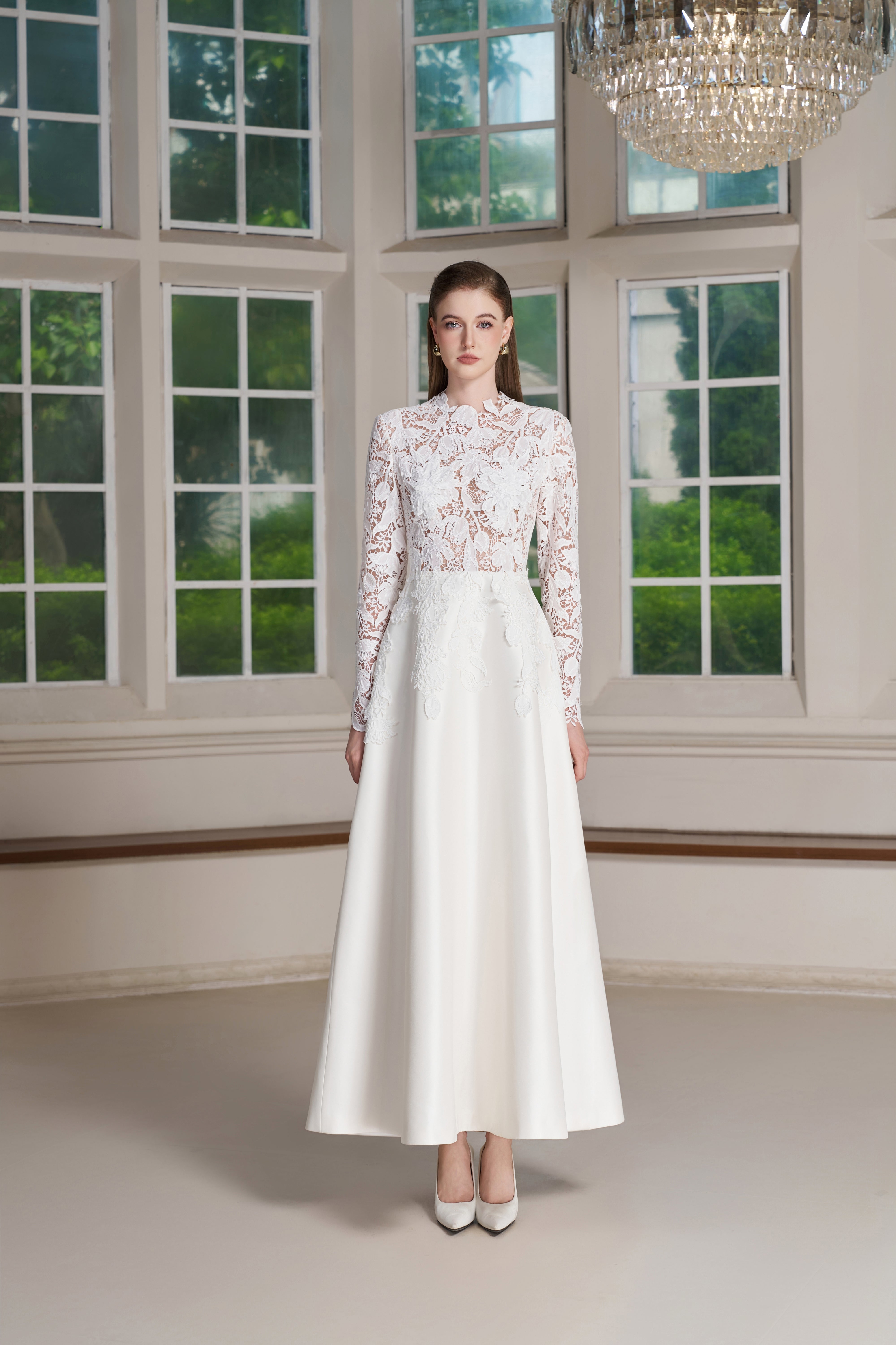 Dia Dress – Off White Maxi Dress