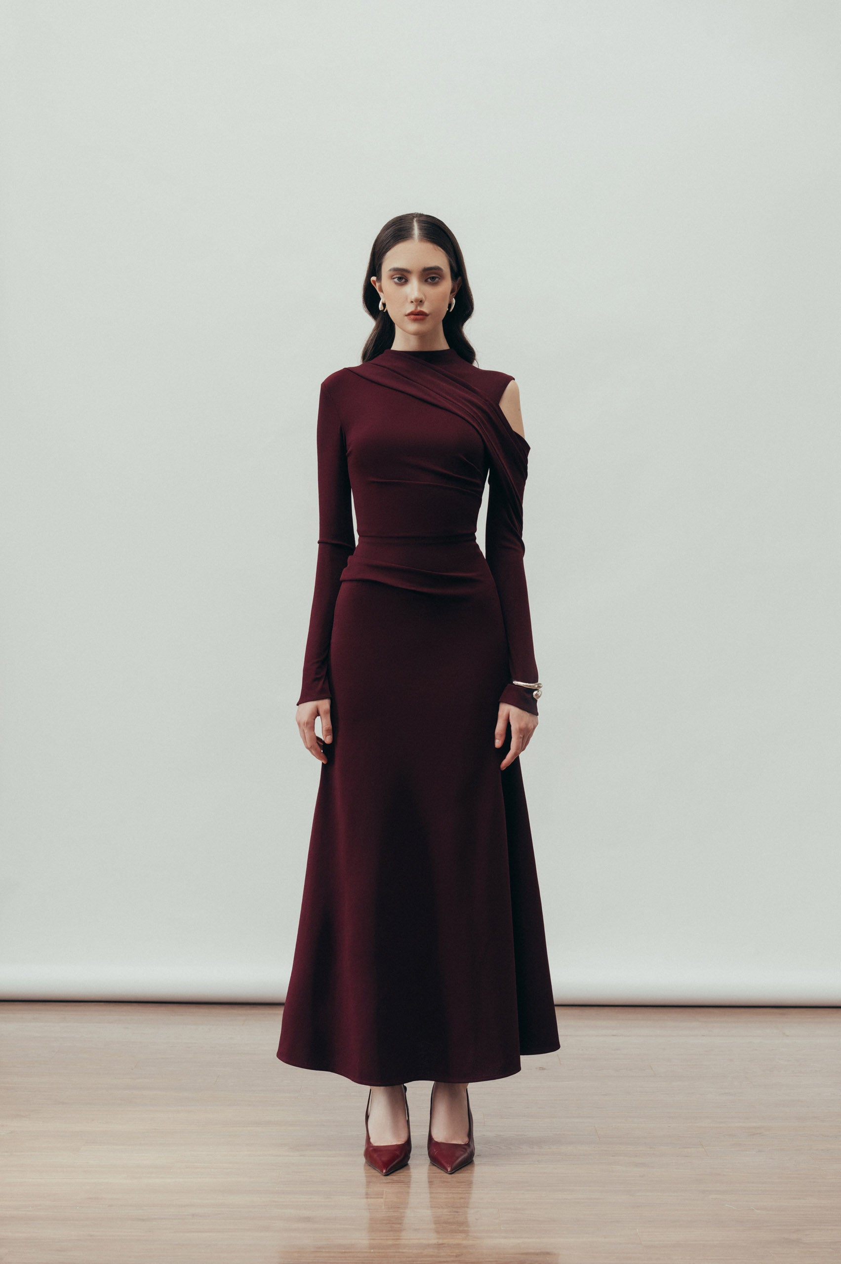 Eclipse Draped Dress VL1012