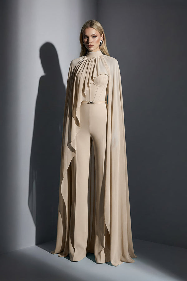 Eli The Label E0143 Draped Column Evening Gown