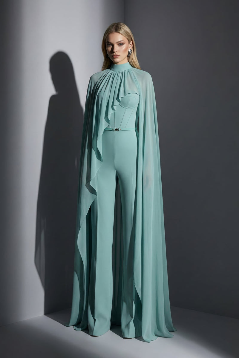 Eli The Label E0143 Draped Column Evening Gown