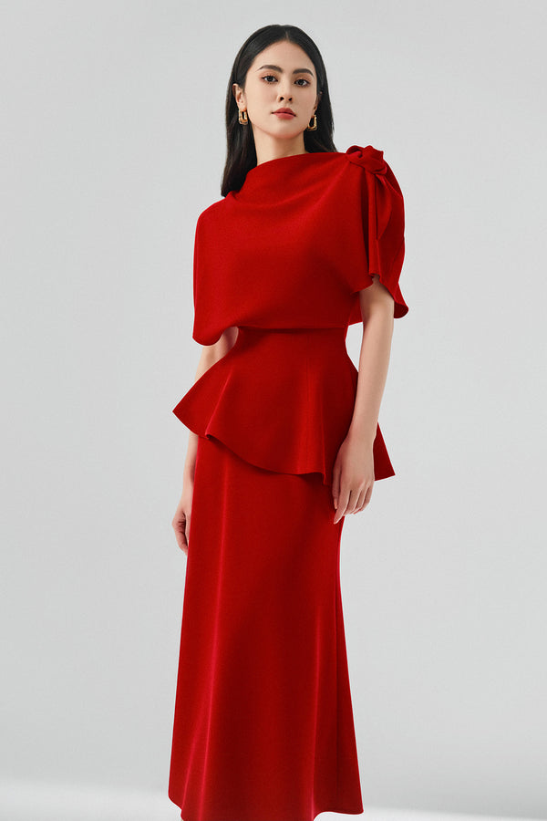 Ellie Peplum Set Design Skirt