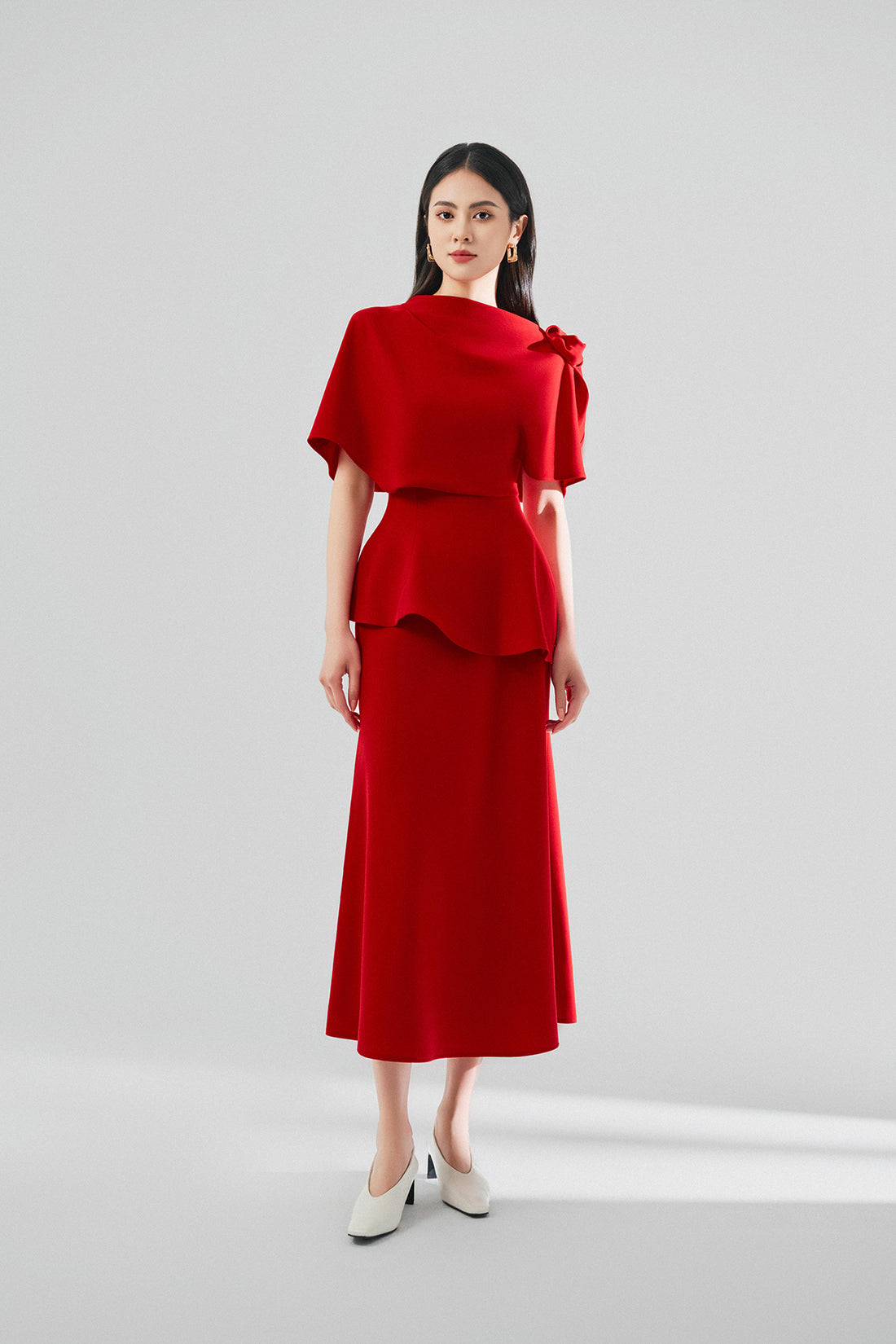 Ellie Peplum Set Design Skirt