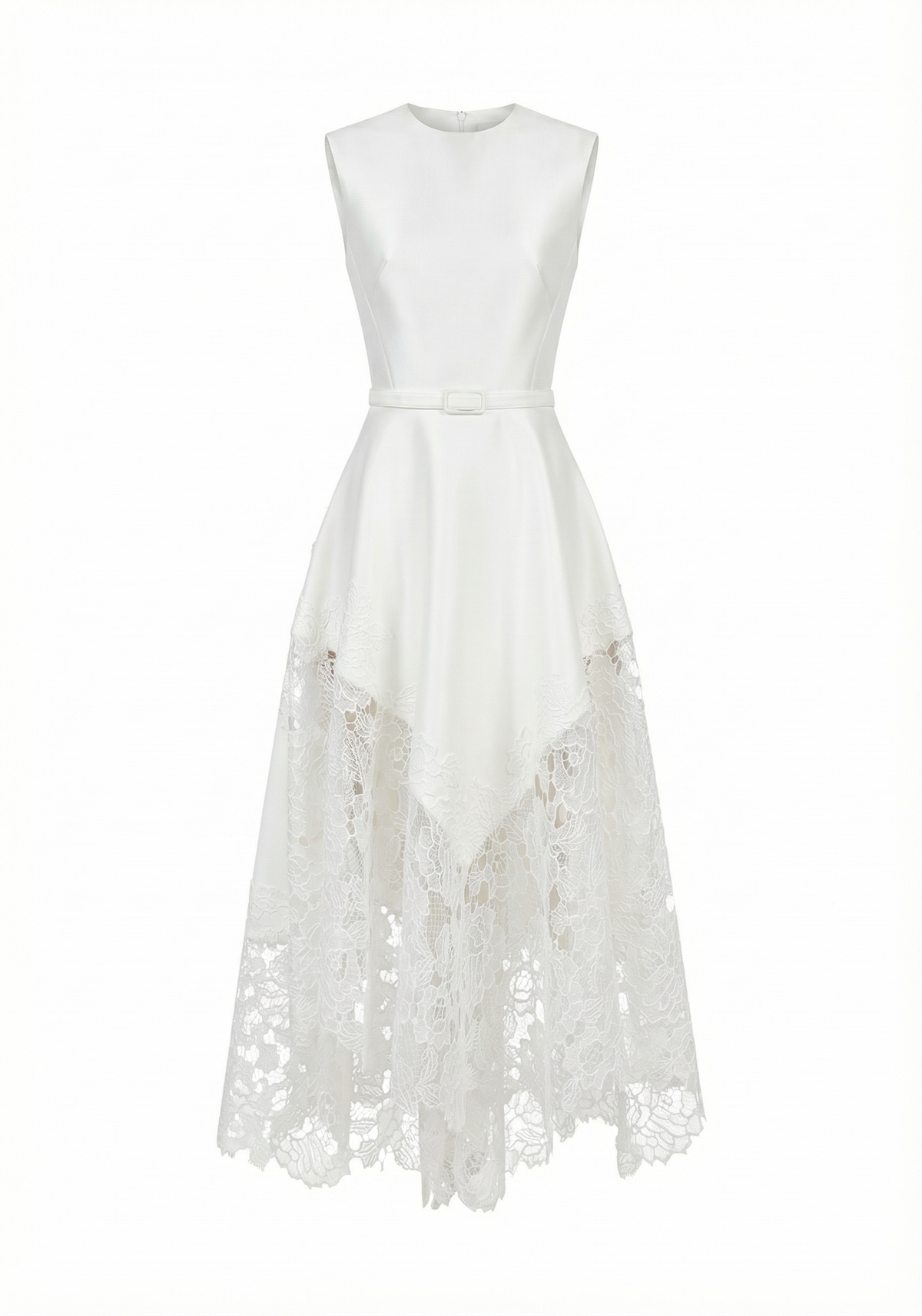 Elyn Dress – White Swan Midi Dress