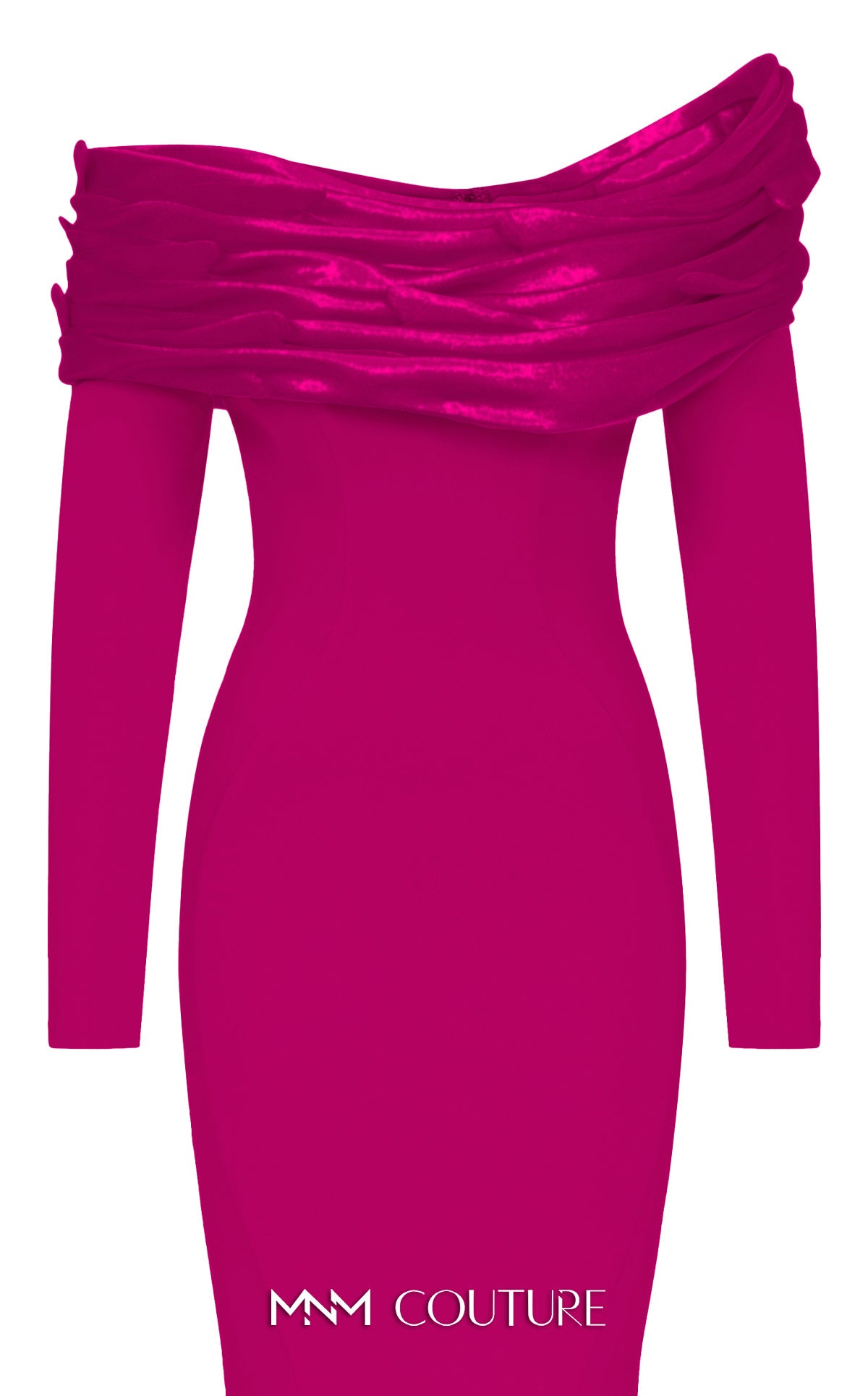 Mesmerizing Mermaid Elegance in Fuchsia and Olive Where to buy F02928