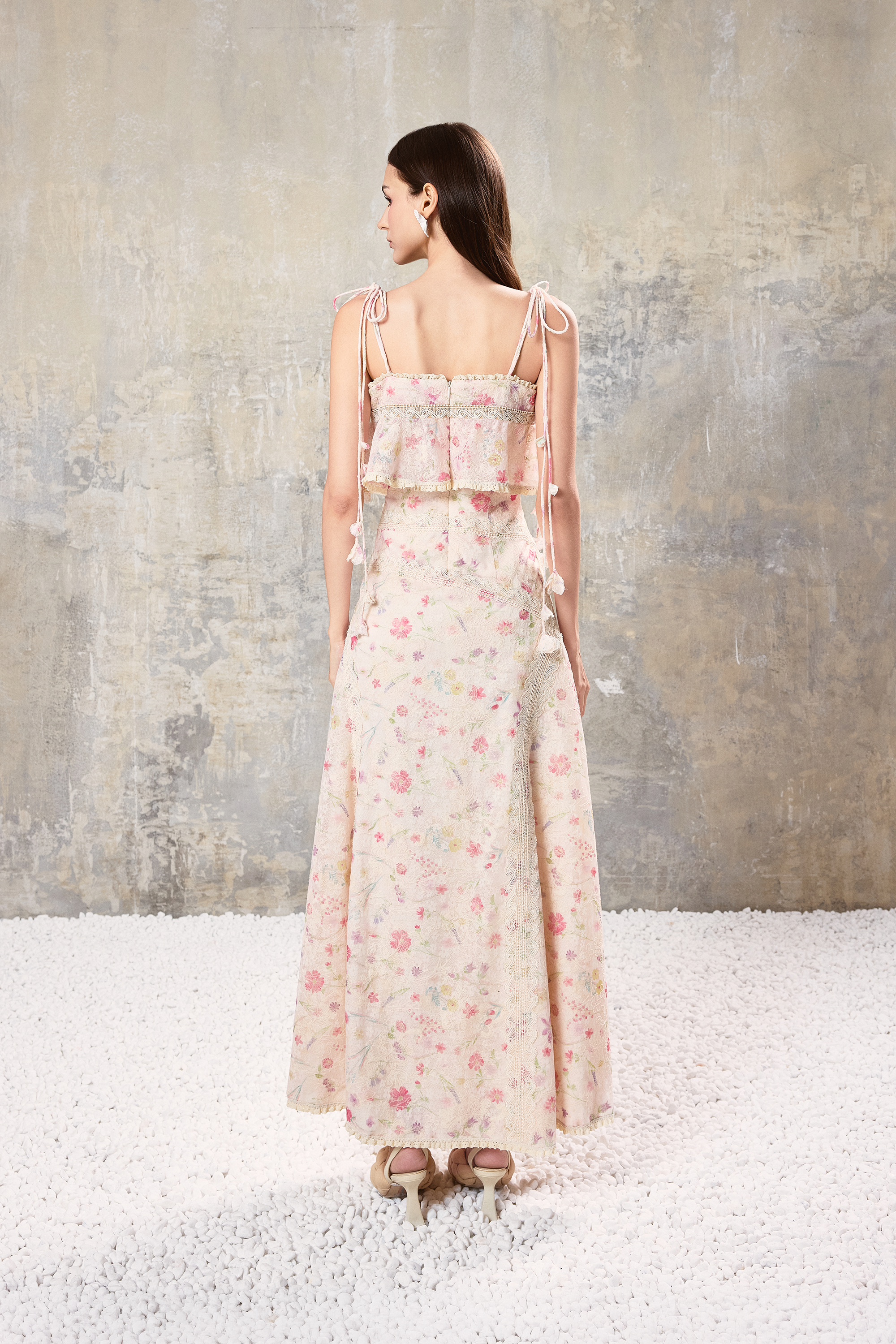 Floral Bias Slip Dress
