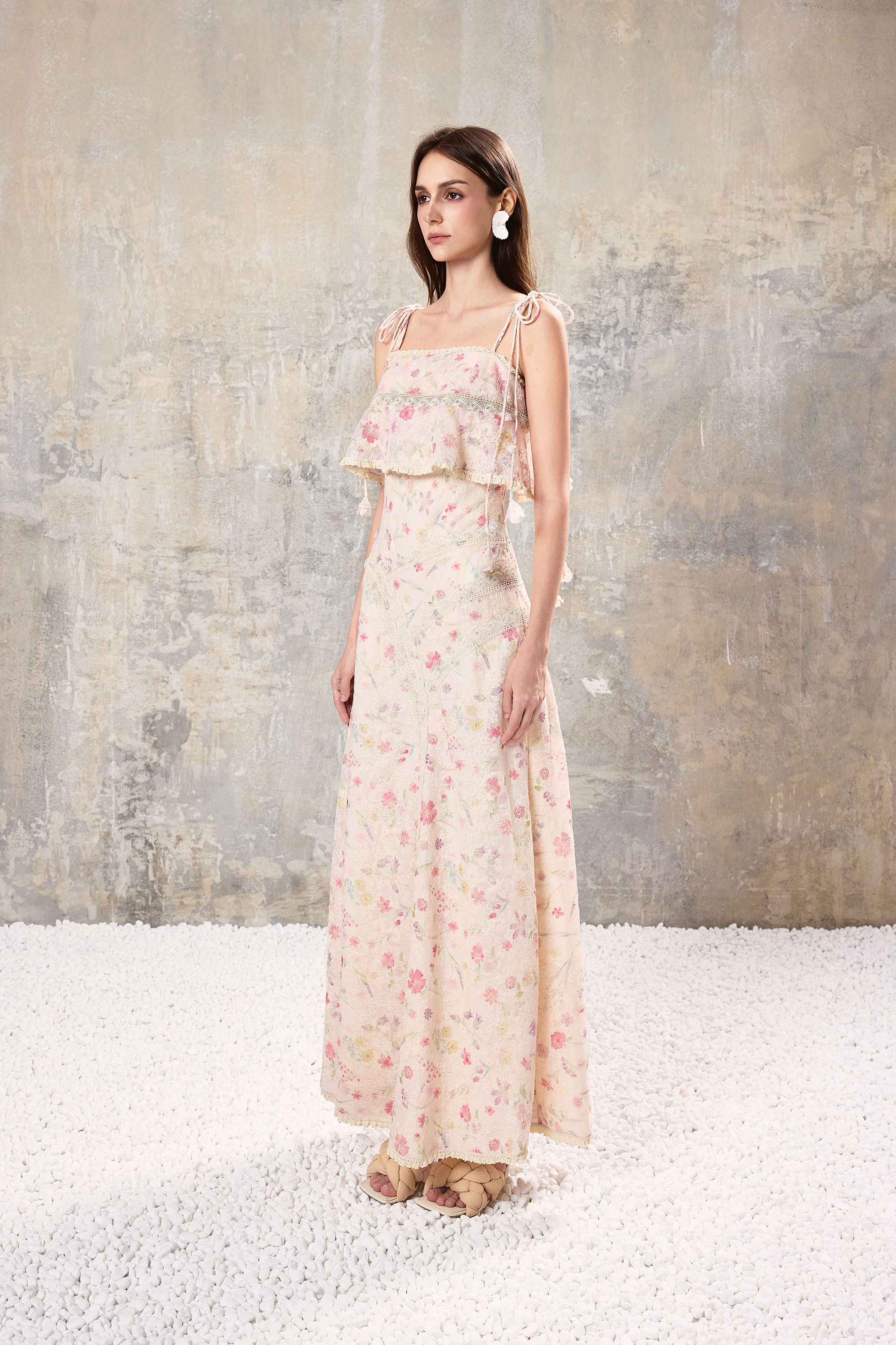 Floral Bias Slip Dress