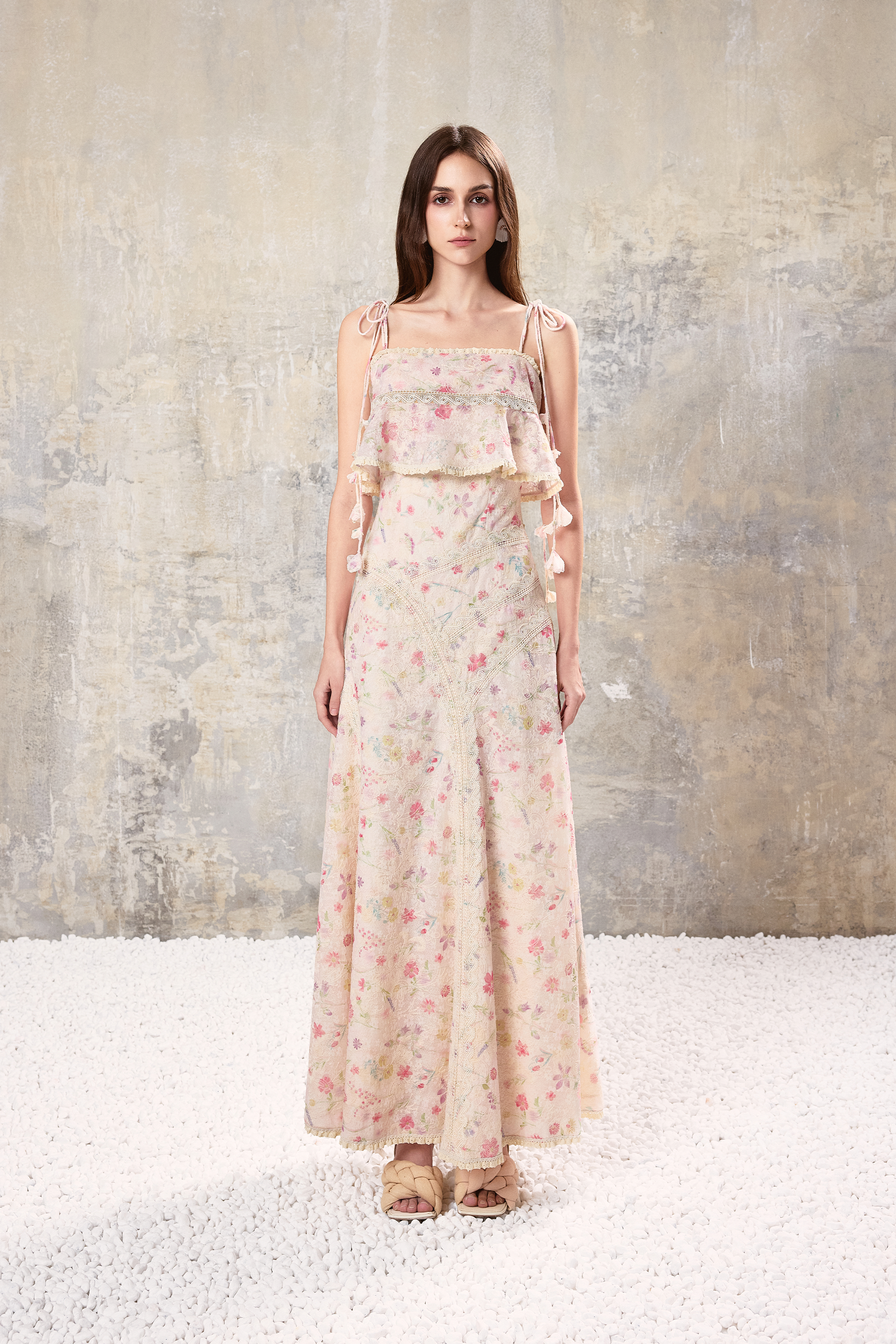 Floral Bias Slip Dress