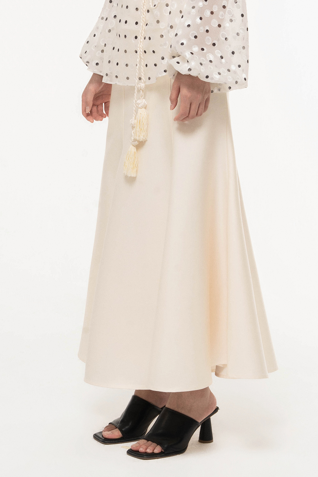 Floral Jacquard Mermaid Skirt