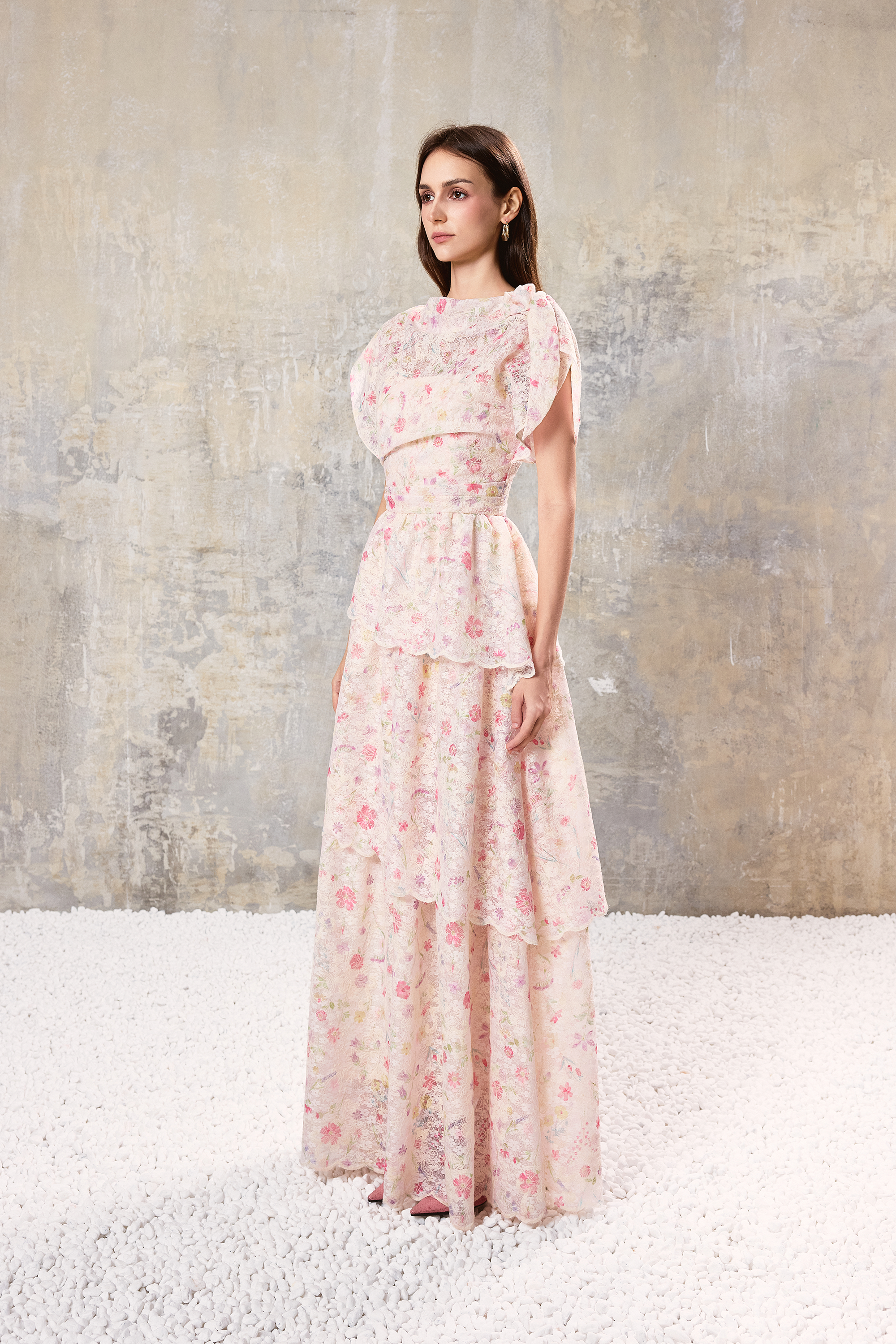 Floral Tiered Maxi Dress