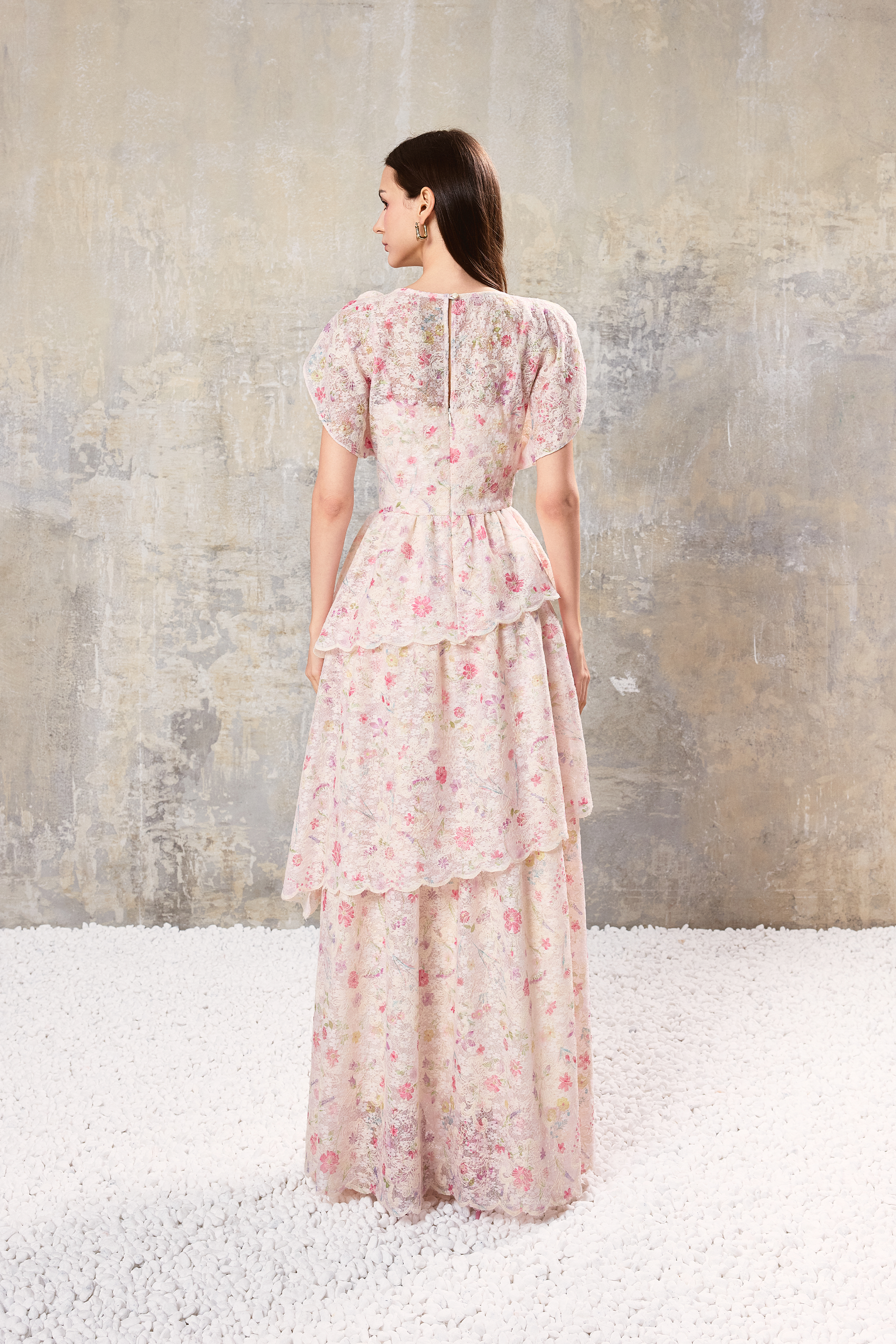 Floral Tiered Maxi Dress