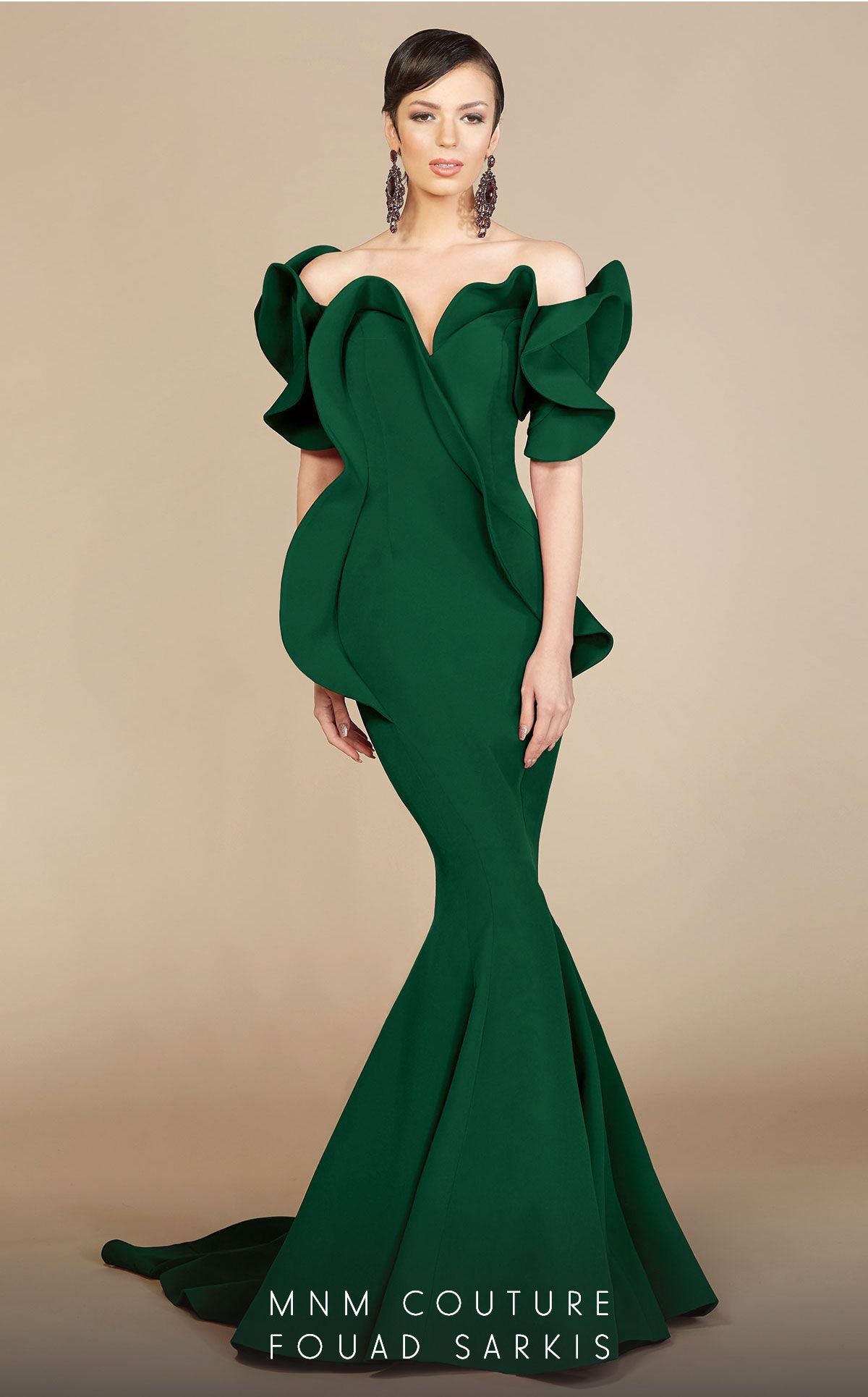 Fouad Sarkis 2328 Couture Evening Gown
