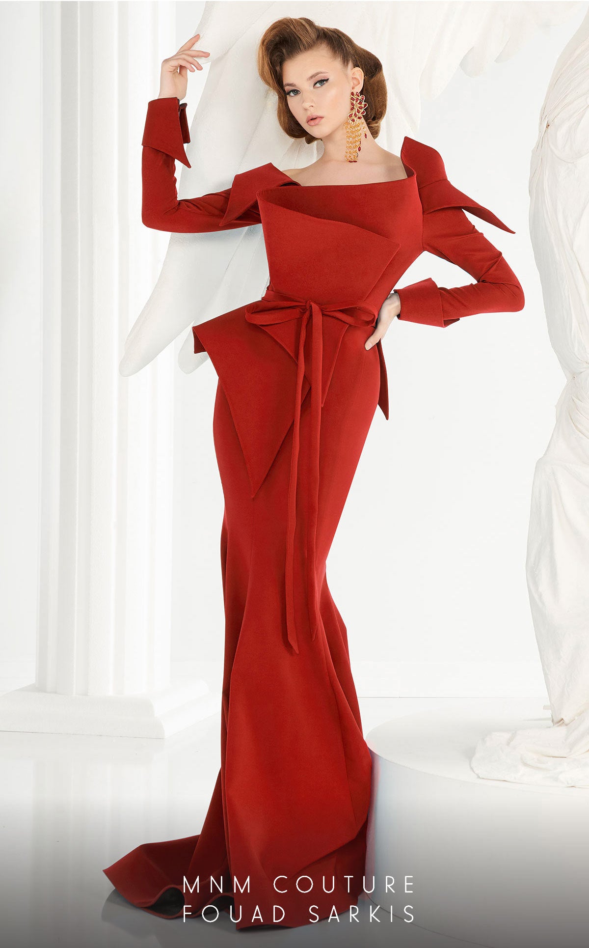 Fouad Sarkis 2540 Couture Evening Gown