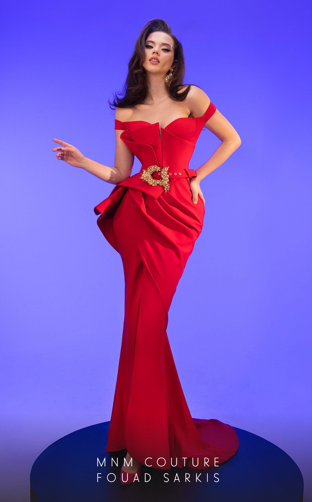 Fouad Sarkis 2650 Couture Evening Gown