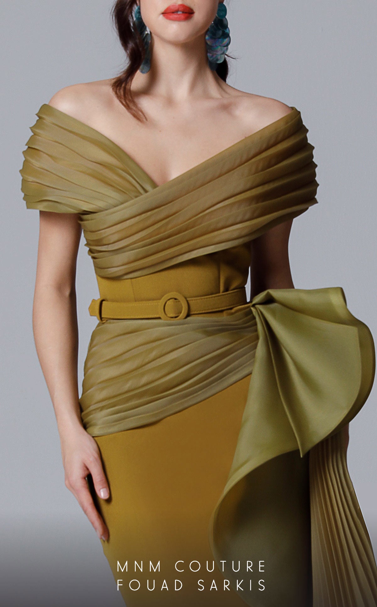 Fouad Sarkis 2692 Couture Evening Gown